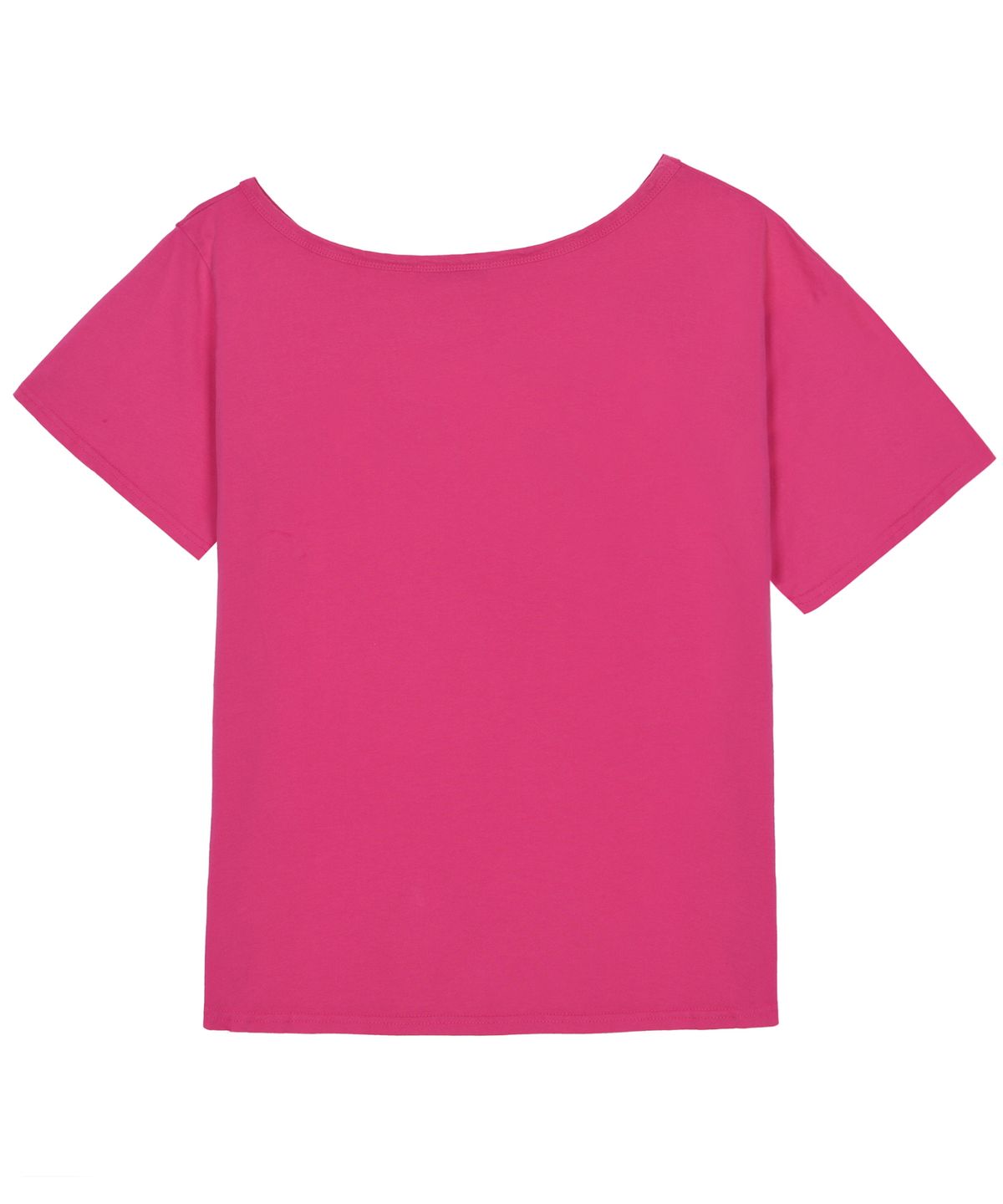 닉앤니콜(NICK&NICOLE) NICOLE ONE SHOULDER RELAXED LOGO TOP_PINK