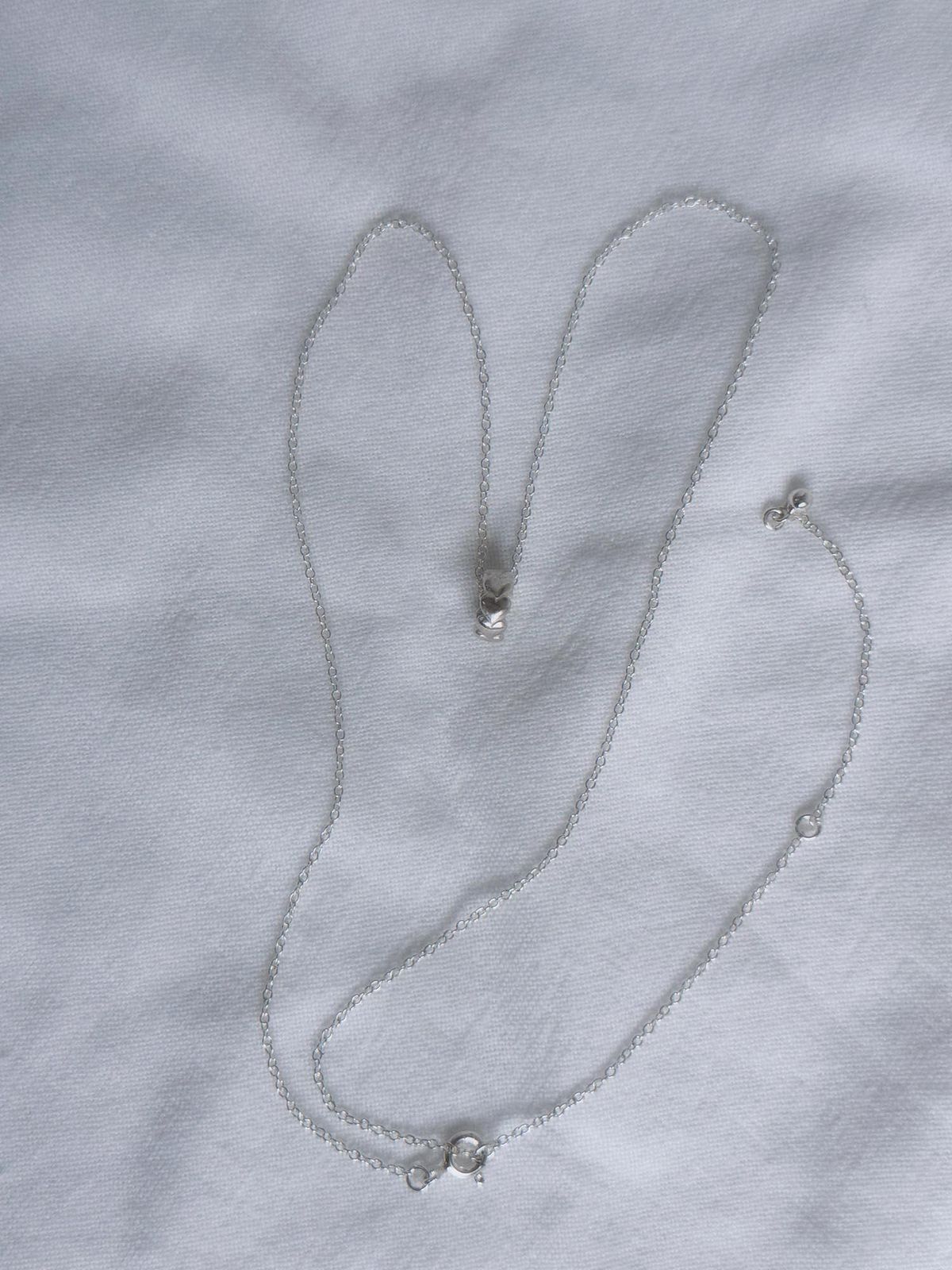 러브트릭스(LOVETRIX) Silver925 Heart bangle necklace (basic ver)