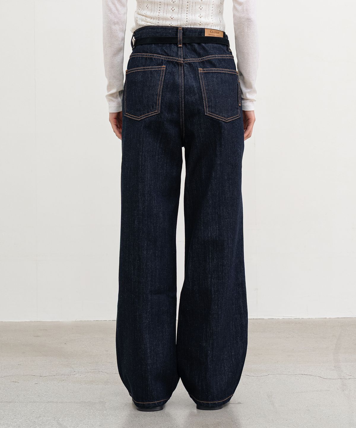 클루니(CLUNY) KAIHARA Japan Fabric Denim Pants - Indigo