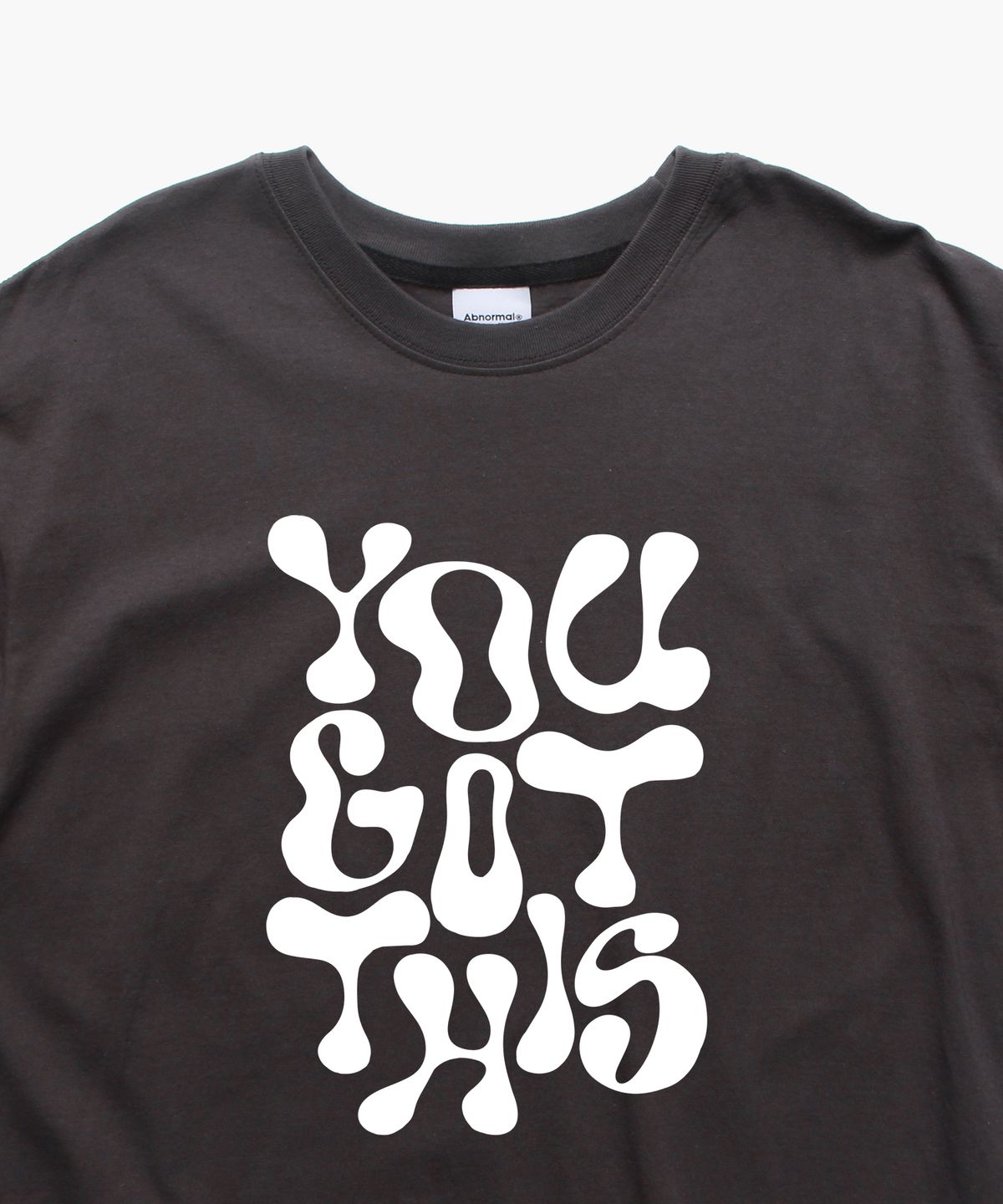 앱놀머씽(ABNORMALTHING) YGT 오버핏 티셔츠 차콜 (YGT T-SHIRT CHARCOAL)