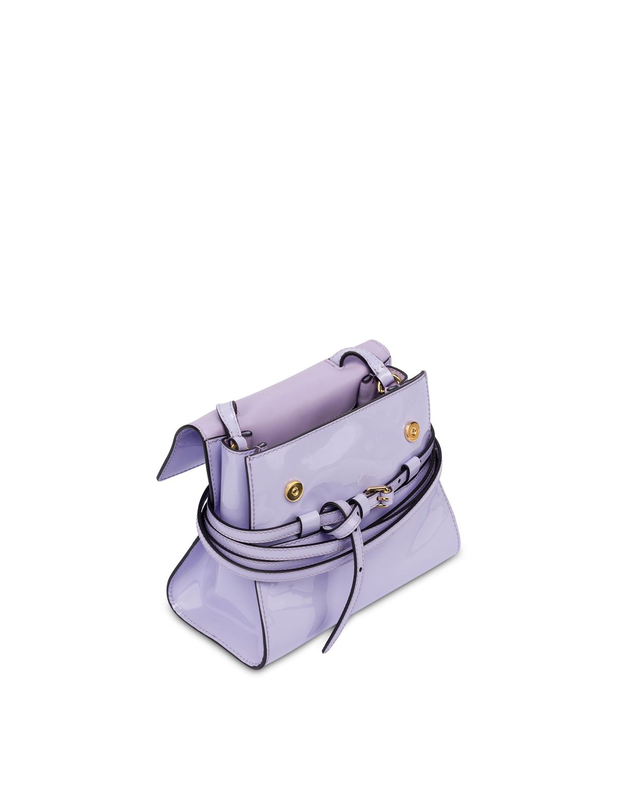 모스키노(MOSCHINO) 타이 미 레더 스몰 핸드백 LAVENDER