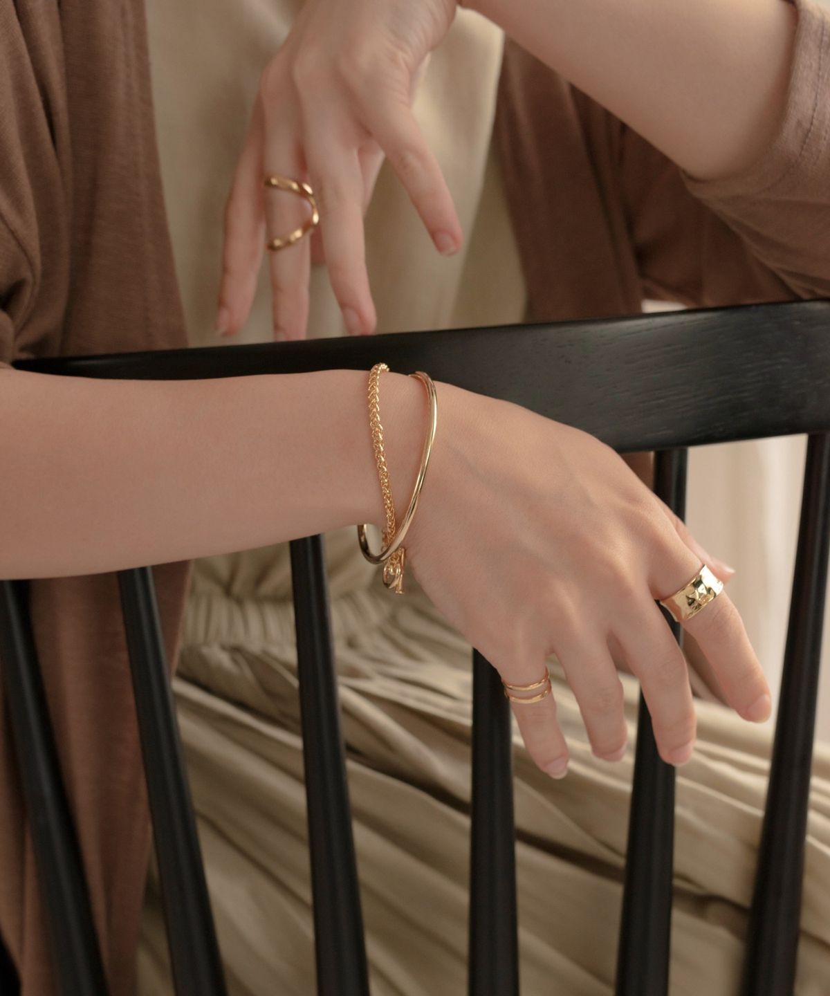 노비스도쿄(NOVICE TOKYO) 플레인 뱅글 Plain Bangle / Gold