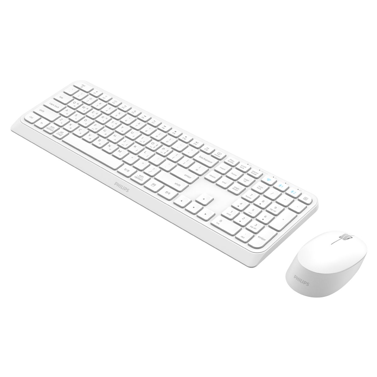 필립스(PHILIPS) 무선 블루투스 멀티페어링 키보드 마우스 세트