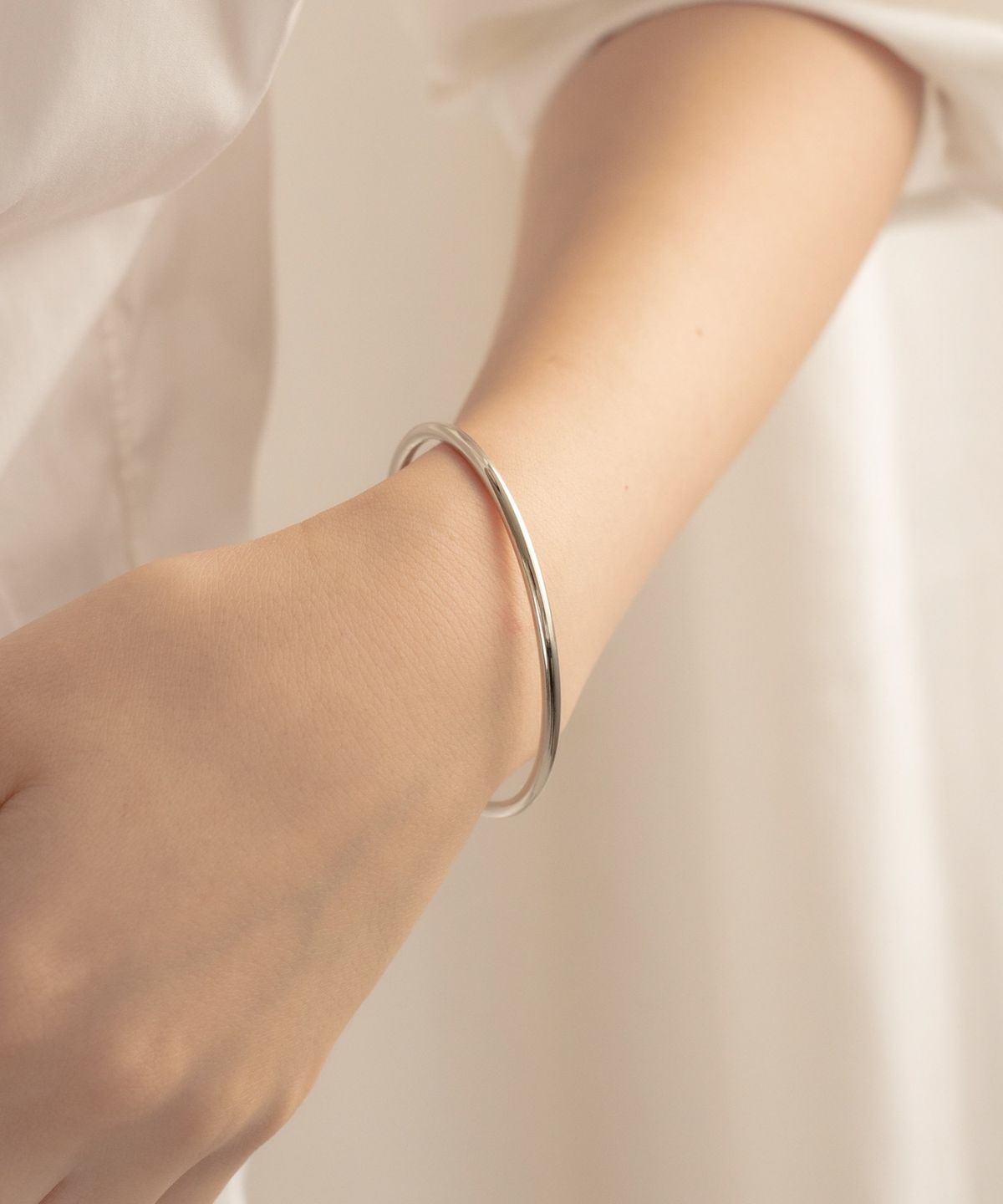 노비스도쿄(NOVICE TOKYO) 플레인 뱅글 Plain Bangle / Silver
