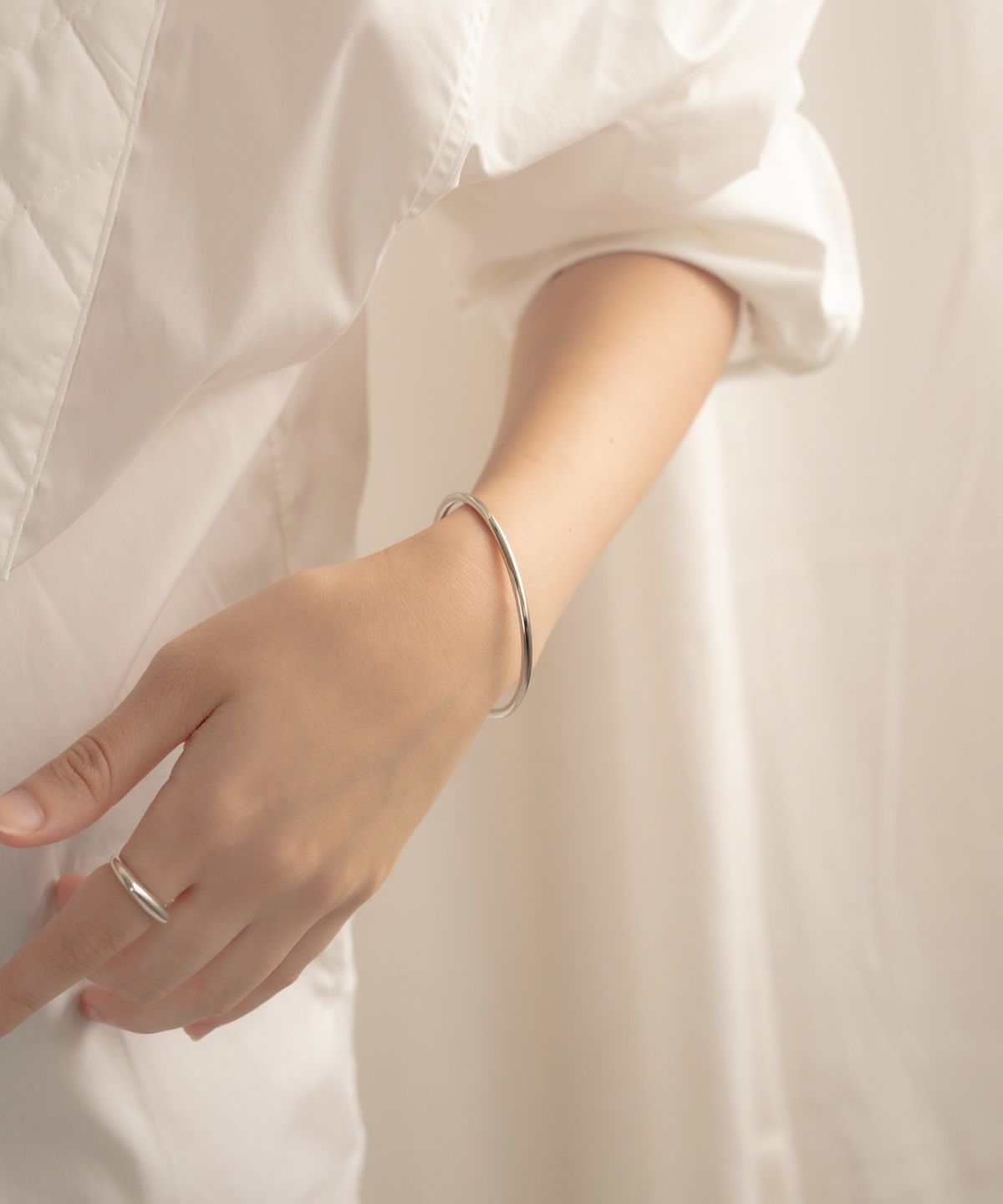 노비스도쿄(NOVICE TOKYO) 플레인 뱅글 Plain Bangle / Silver