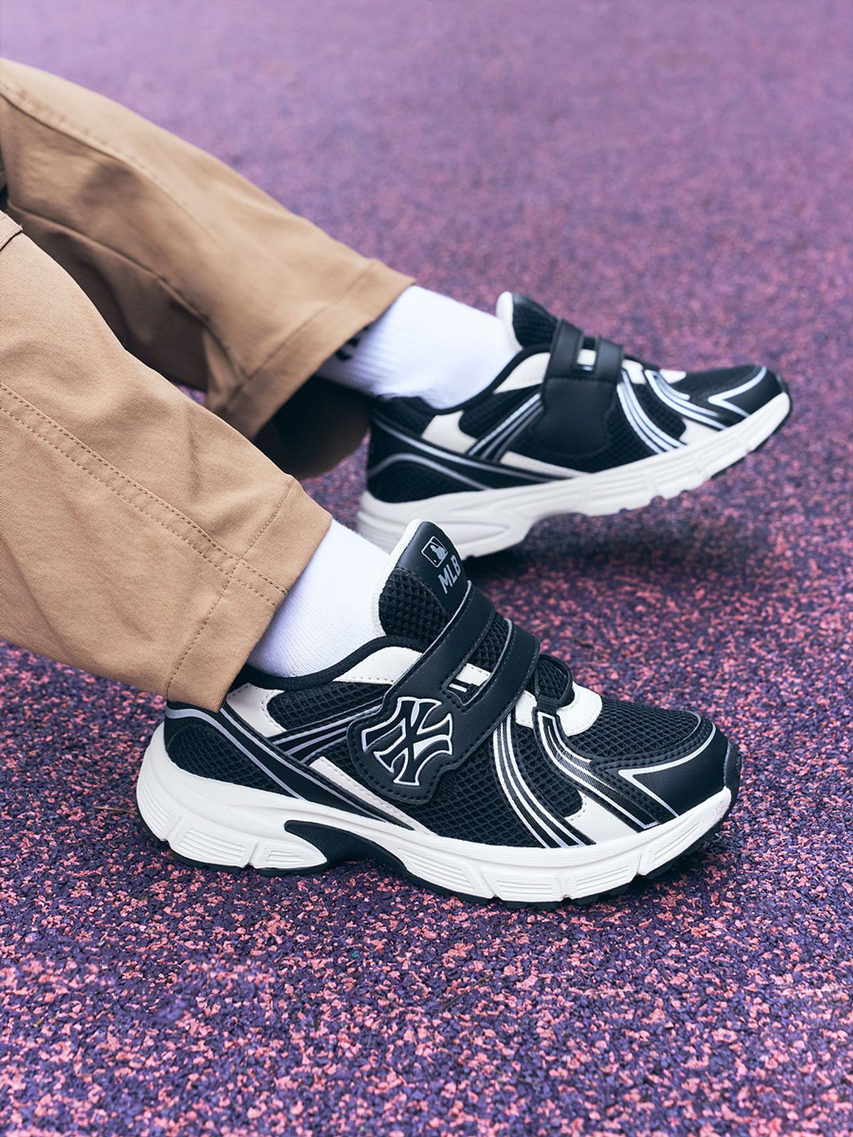 엠엘비 키즈(MLB KIDS) 트랙 러너 주니어 NY (Black)