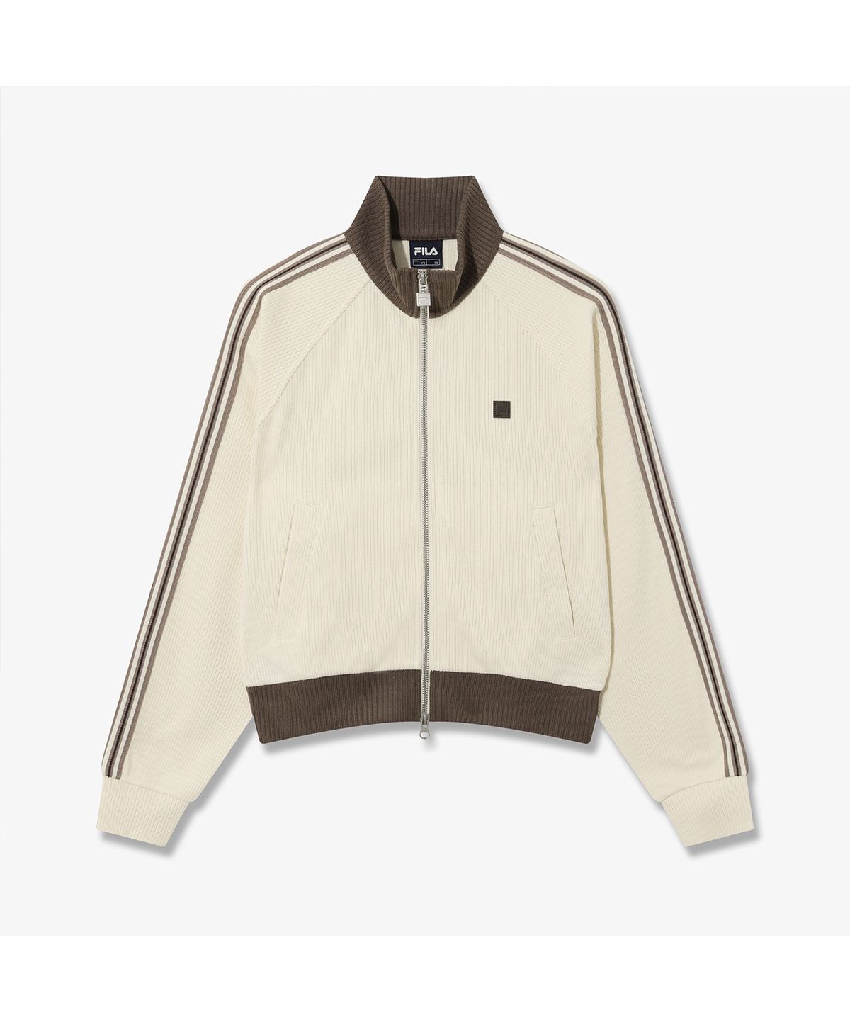 휠라(FILA) 1911 여성 니트트랙 집업 크림