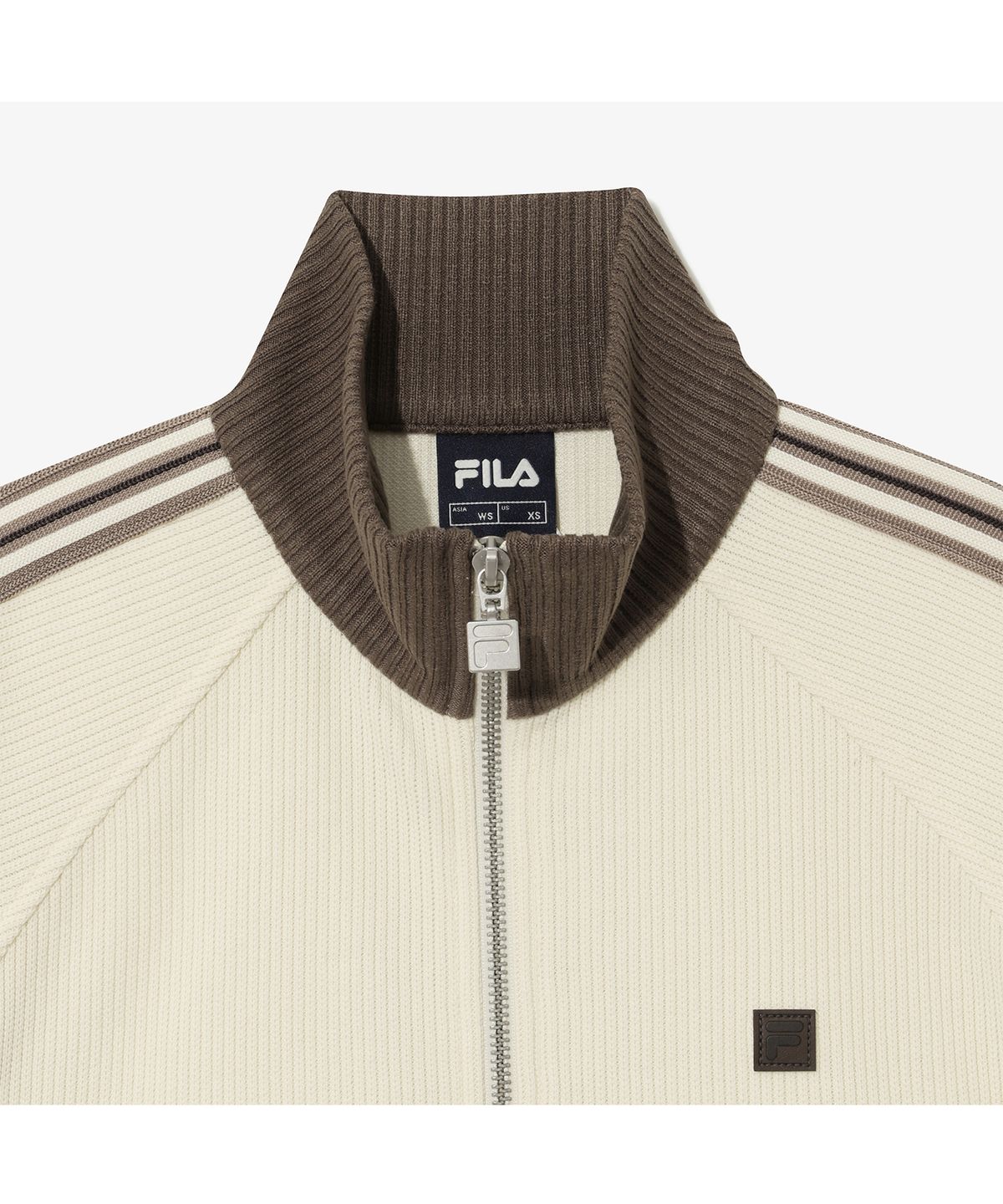 휠라(FILA) 1911 여성 니트트랙 집업 크림