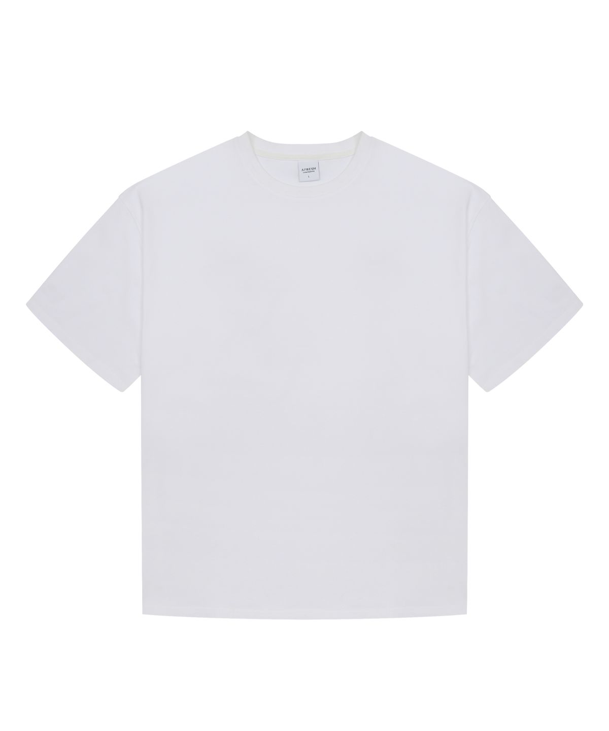 어프레쉬(AFRESH) 소프트 무지 루즈핏 하프 슬리브 2COLOR