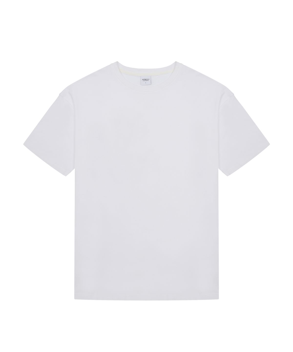 어프레쉬(AFRESH) 소프트 무지 머슬핏 하프 슬리브 2COLOR