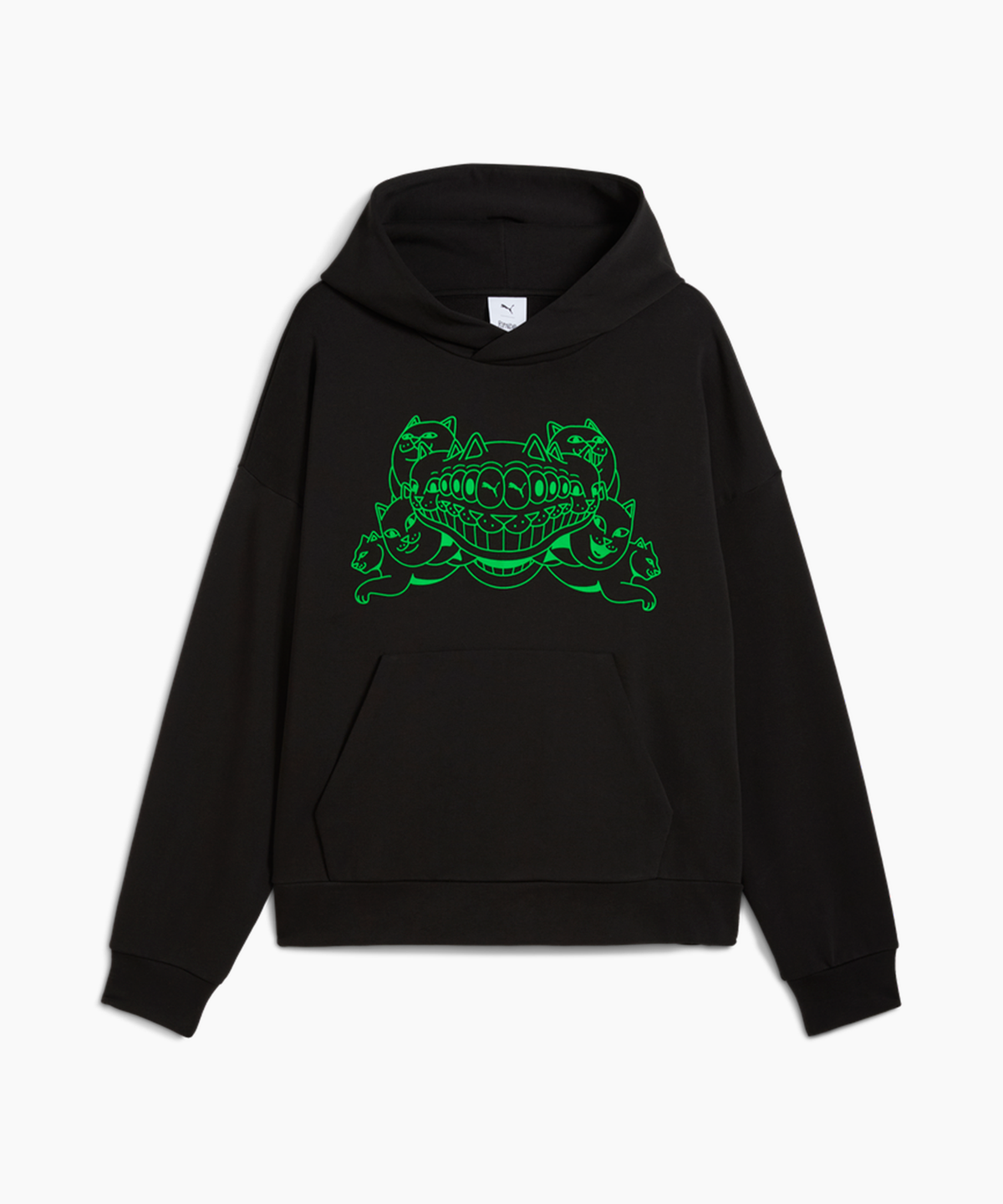 푸마(PUMA) 푸마 X 립앤딥 박시 그래픽 후디 TR - 블랙 / 632414-01