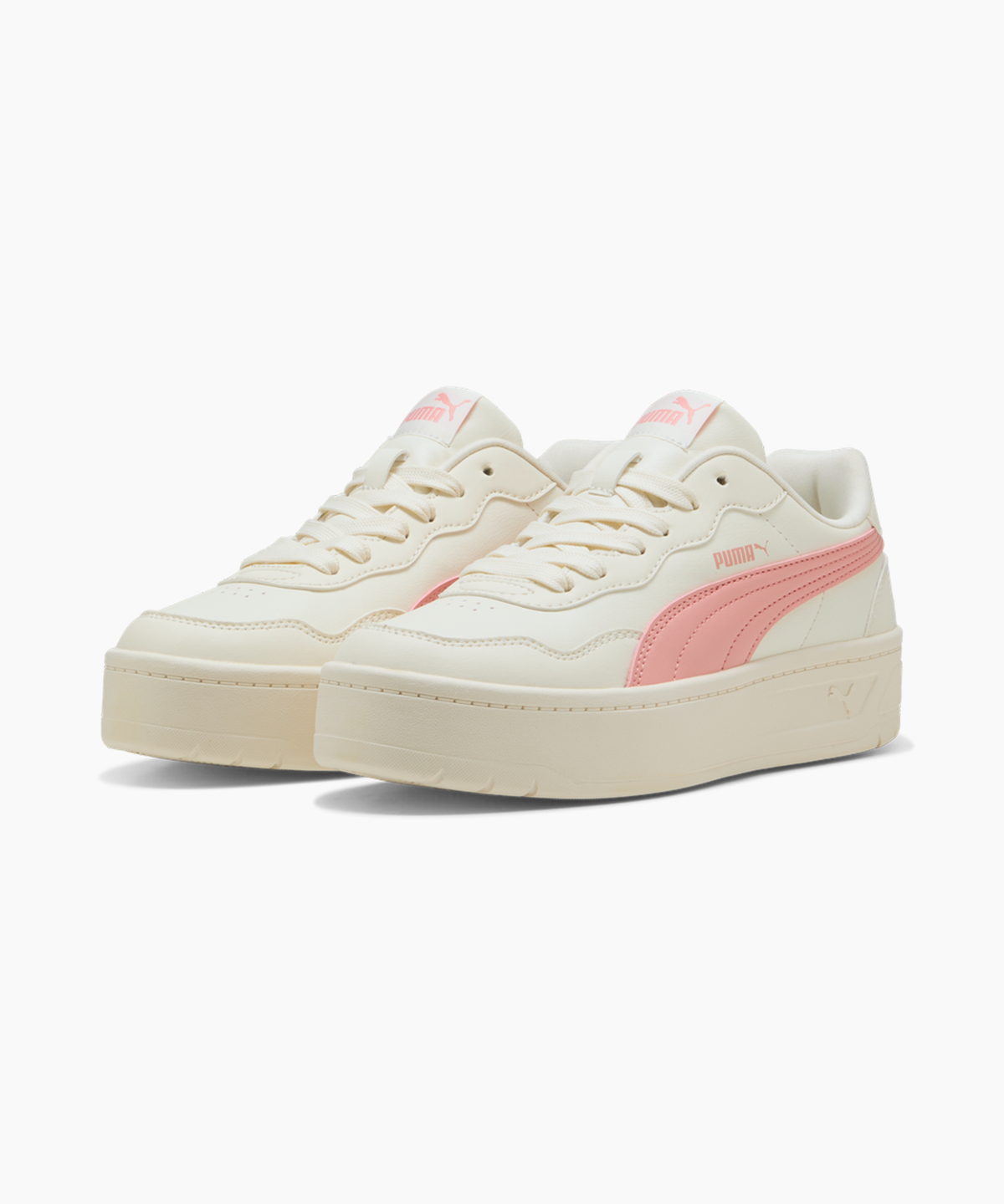 푸마(PUMA) 코트 랠리 스카이 - 아이보리:핑크 / 400368-04