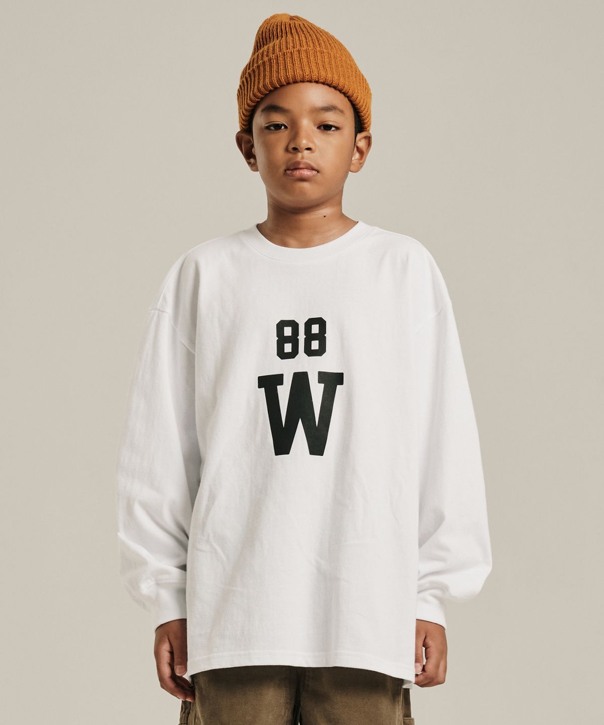 테이크이지 키즈(TAKEASY KIDS) 자이언트핏 88 롱슬리브 (화이트)