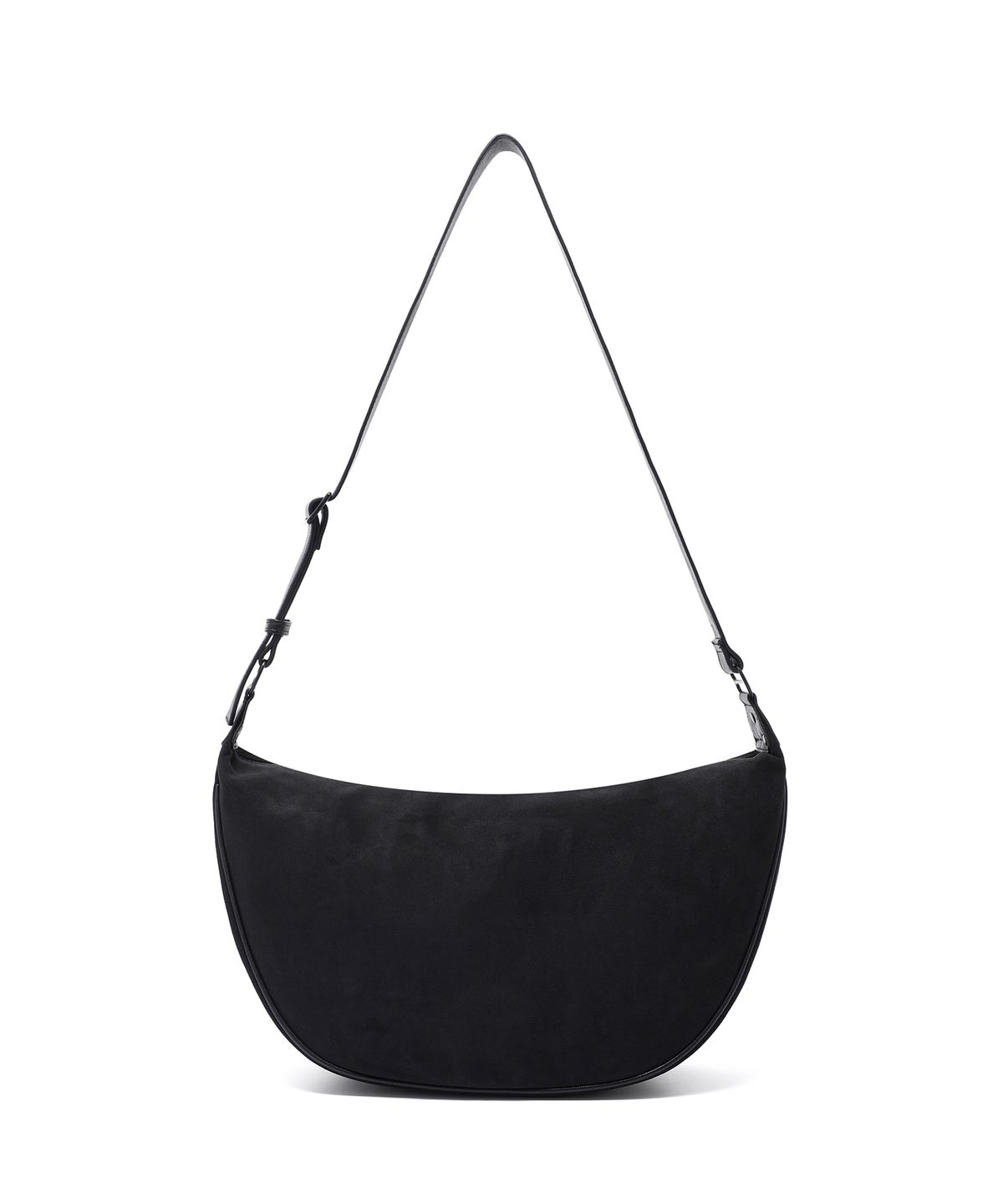 기철(KICHUL) ALL-DAY MIDDLE CROSS BAG (SUADE BLACK)