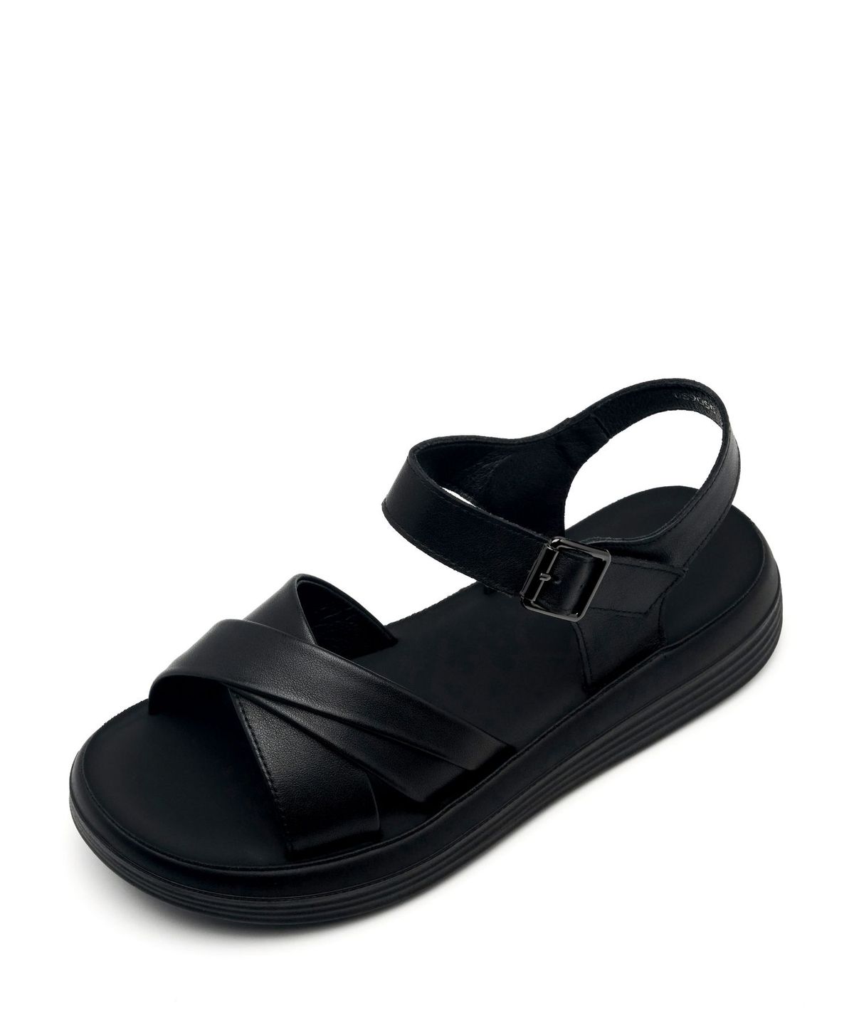 스퍼(SPUR) Real Leather Pleats Sandal 천연소가죽 샌들 4cm -US9055 (2color)