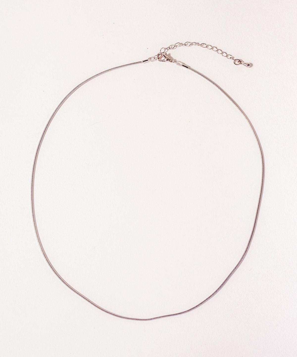 노비스도쿄(NOVICE TOKYO) 심플 내로우 목걸이 Simple Narrow Necklace / Silver