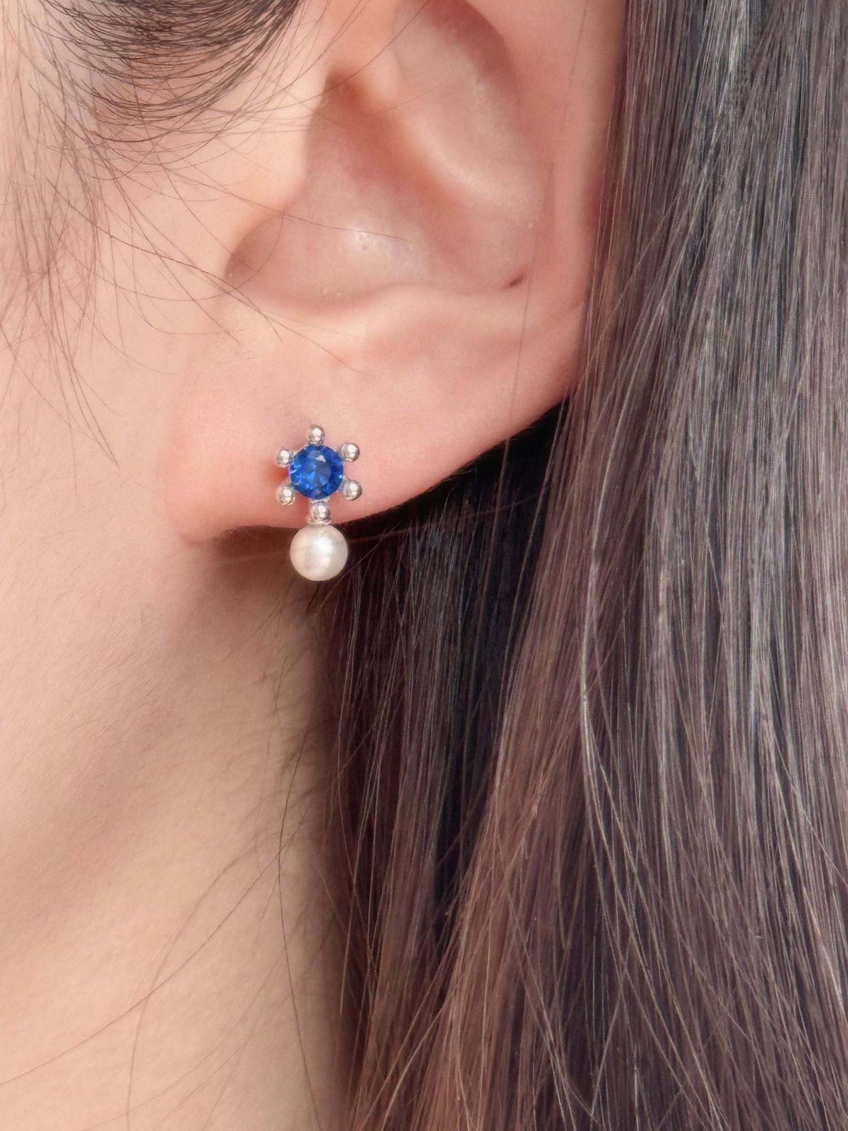 러브트릭스(LOVETRIX) silver925 (탄생석)  4mm color ver earring*컬러선택가능
