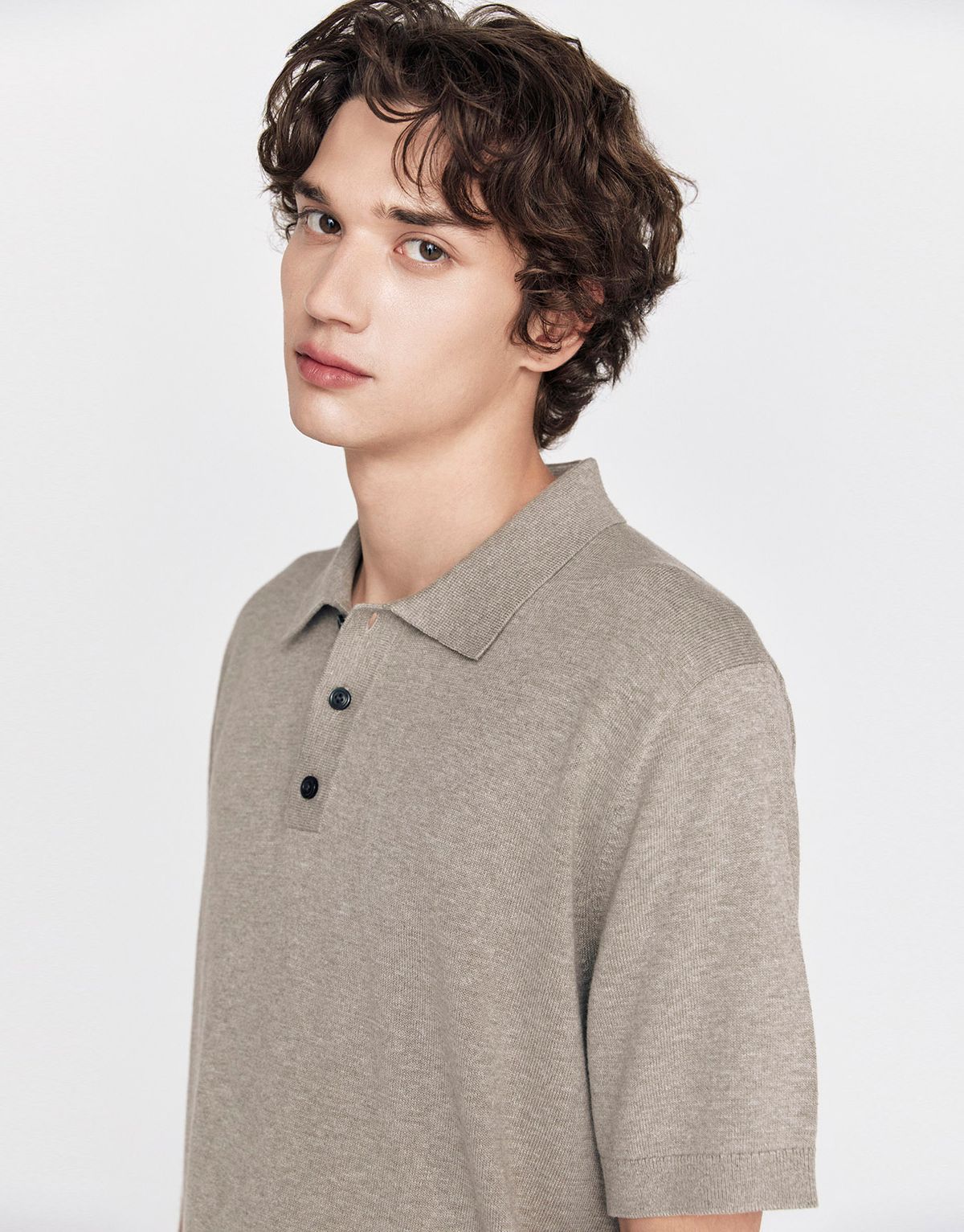 지오다노(GIORDANO) 폴로넥 반팔 니트(12GG) 055905 [3color]