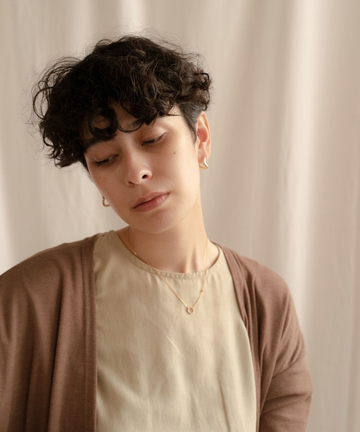 노비스도쿄(NOVICE TOKYO) 스톤 서클 목걸이  Stone Circle Necklace［Silver925］/ Gold