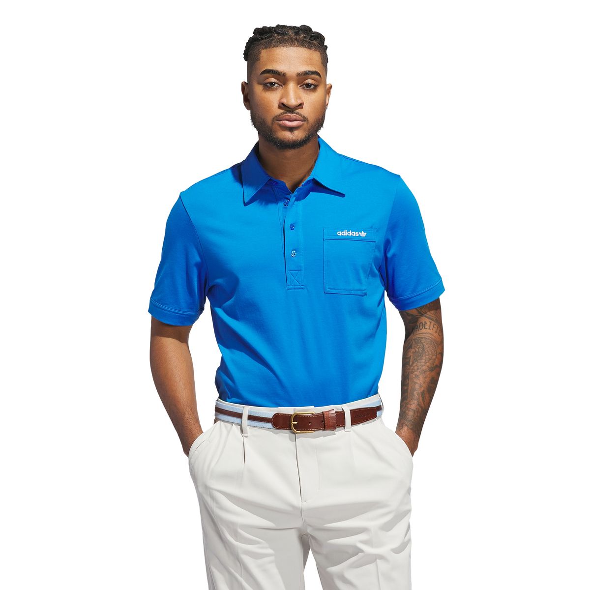 아디다스 골프(ADIDAS GOLF) 오리지널스 아카이브 포켓 폴로 셔츠 JW3955