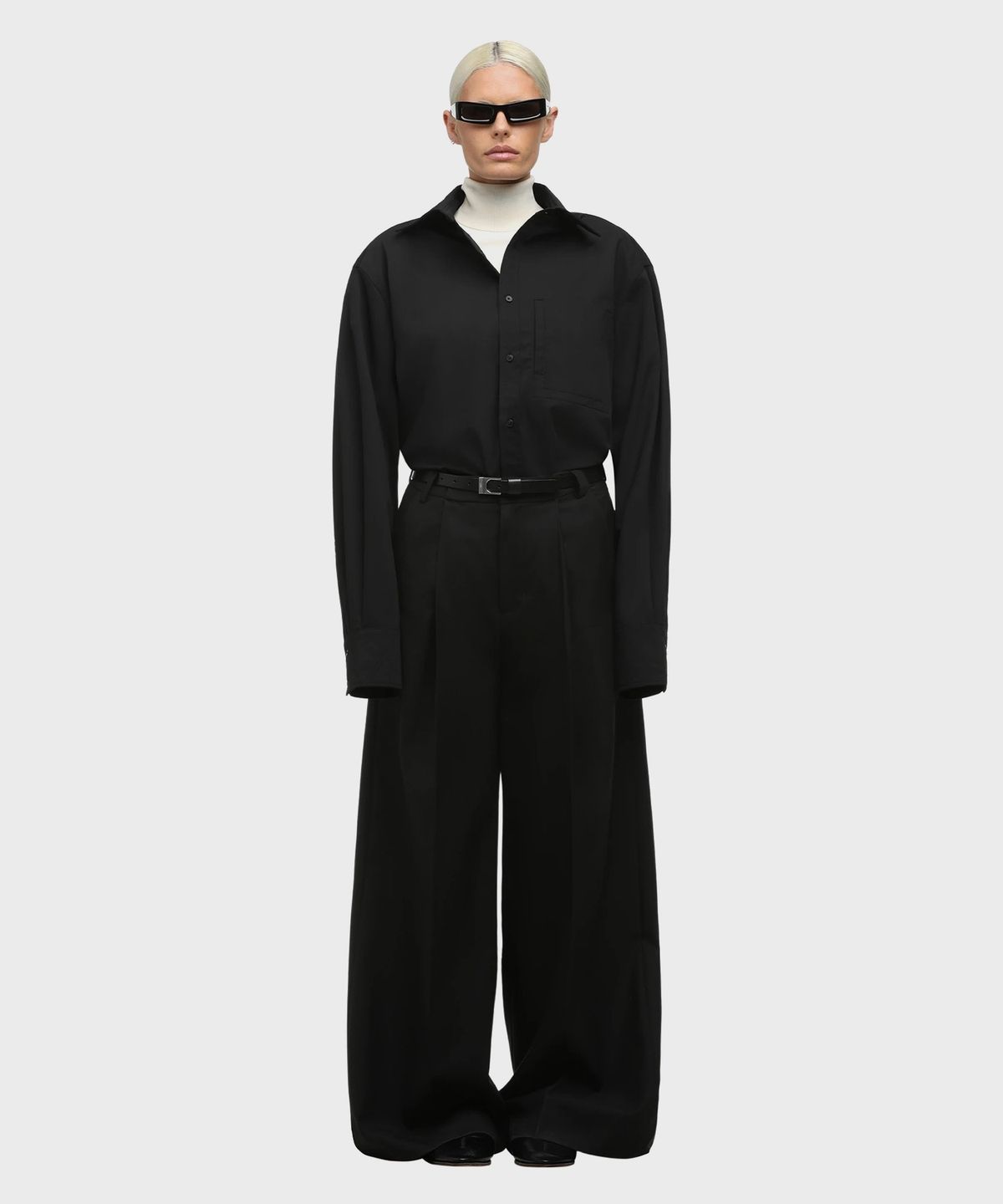 엔타이어 스튜디오(ENTIRE STUDIOS) (U) 클래식 셔츠 블랙 CLASSIC SHIRT BLACK