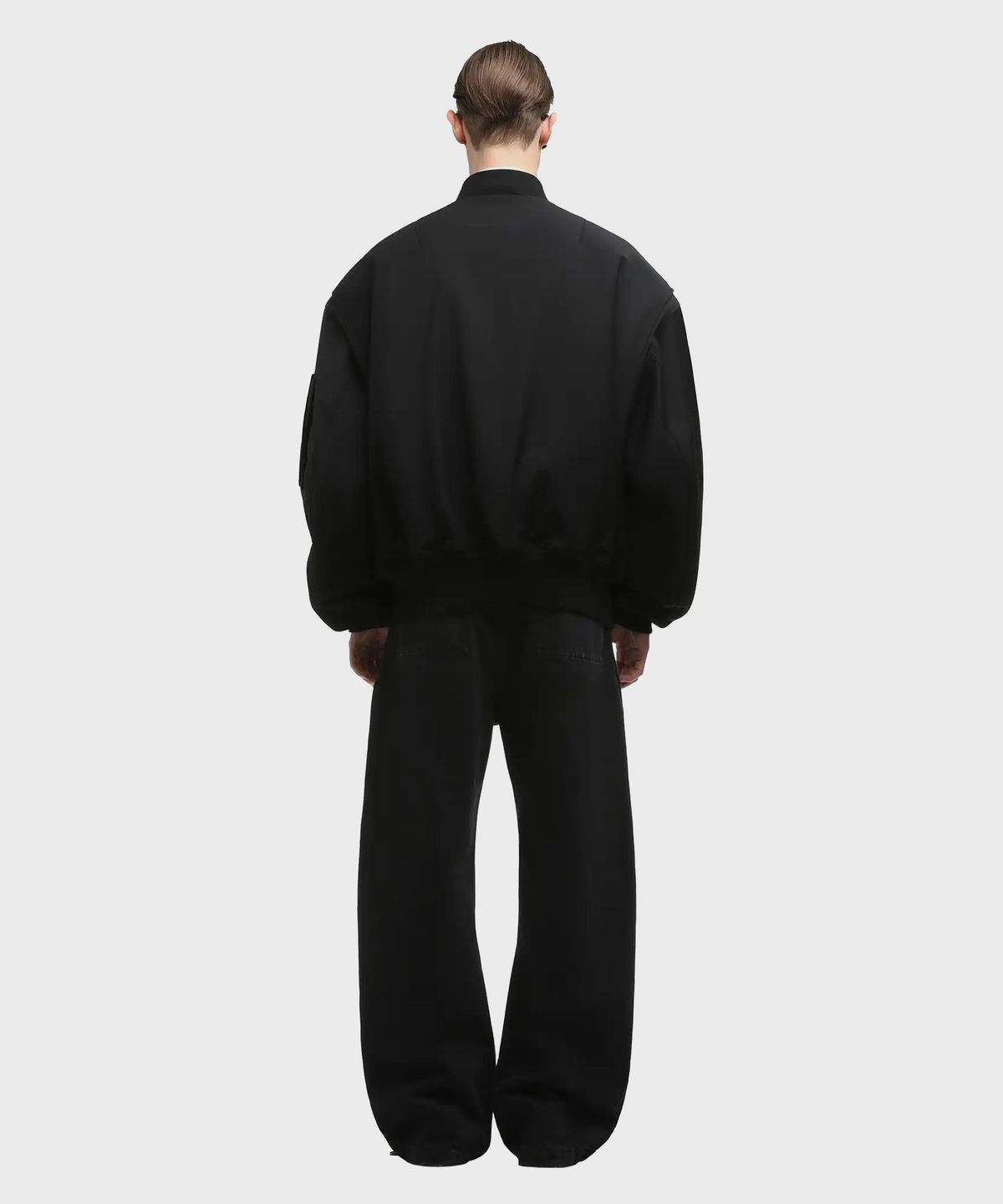엔타이어 스튜디오(ENTIRE STUDIOS) (U) 브로드 봄버 울 블랙 BROAD BOMBER WOOL BLACK WOOL