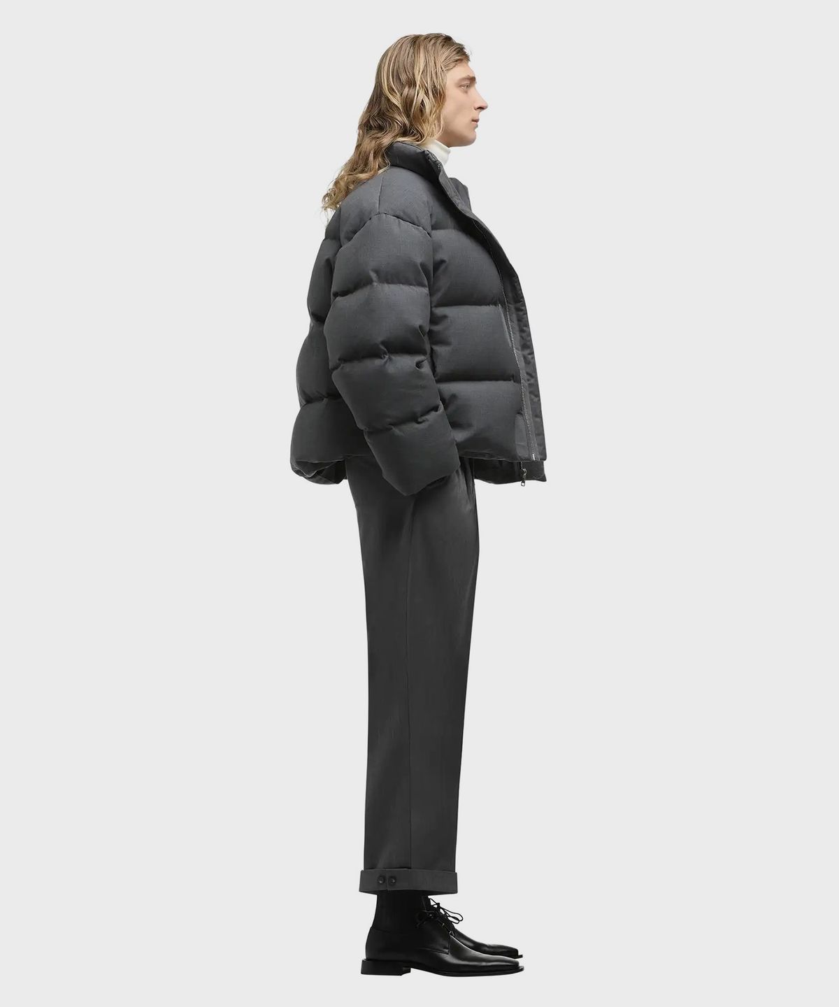 엔타이어 스튜디오(ENTIRE STUDIOS) (U) MML 푸퍼 수팅 그레이 MML PUFFER SUITING GREY