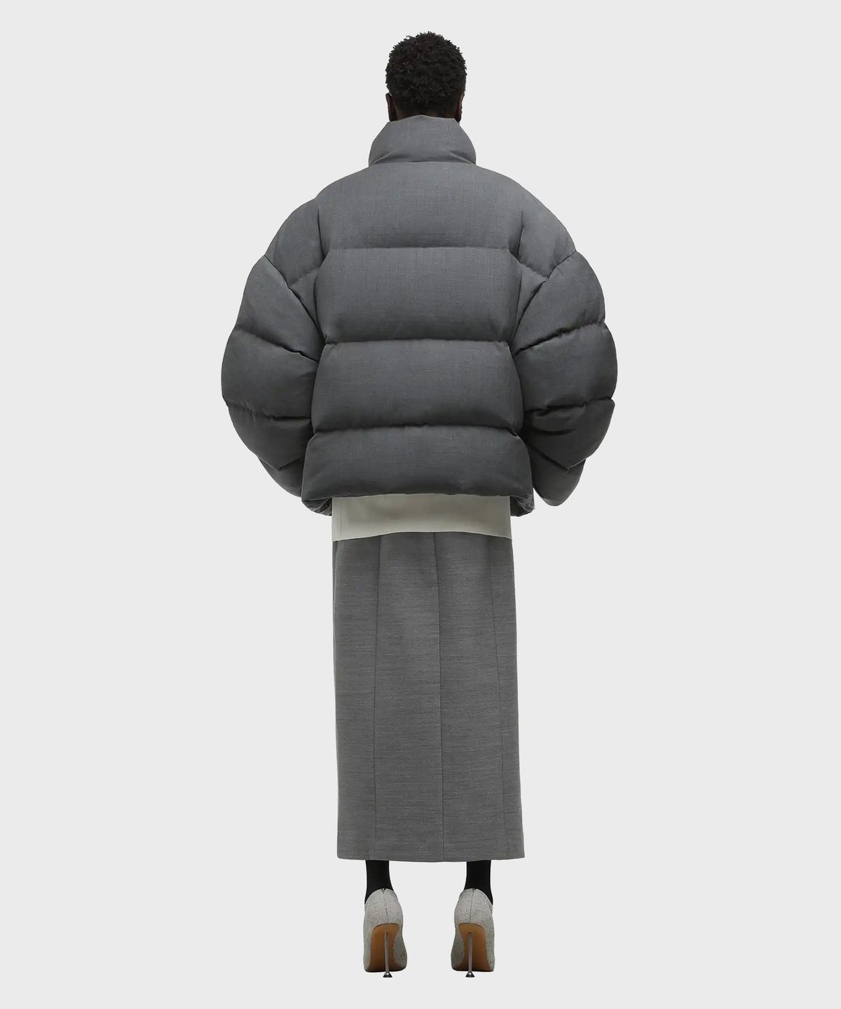 엔타이어 스튜디오(ENTIRE STUDIOS) (U) MML 푸퍼 수팅 그레이 MML PUFFER SUITING GREY