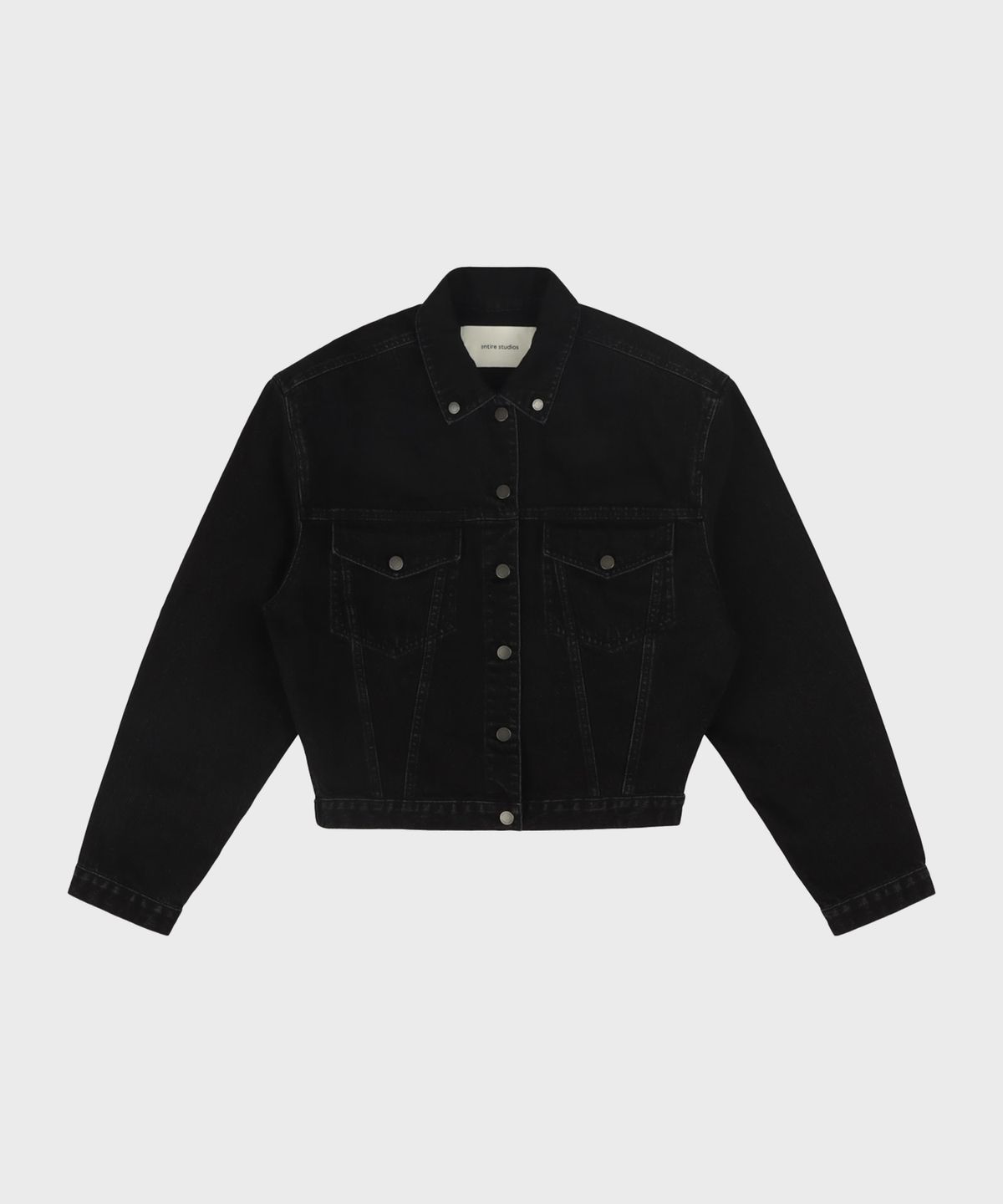 엔타이어 스튜디오(ENTIRE STUDIOS) (U) 슈렁큰 데님 재킷 매그너타이트 SHRUNKEN DENIM JACKET MAGNETITE