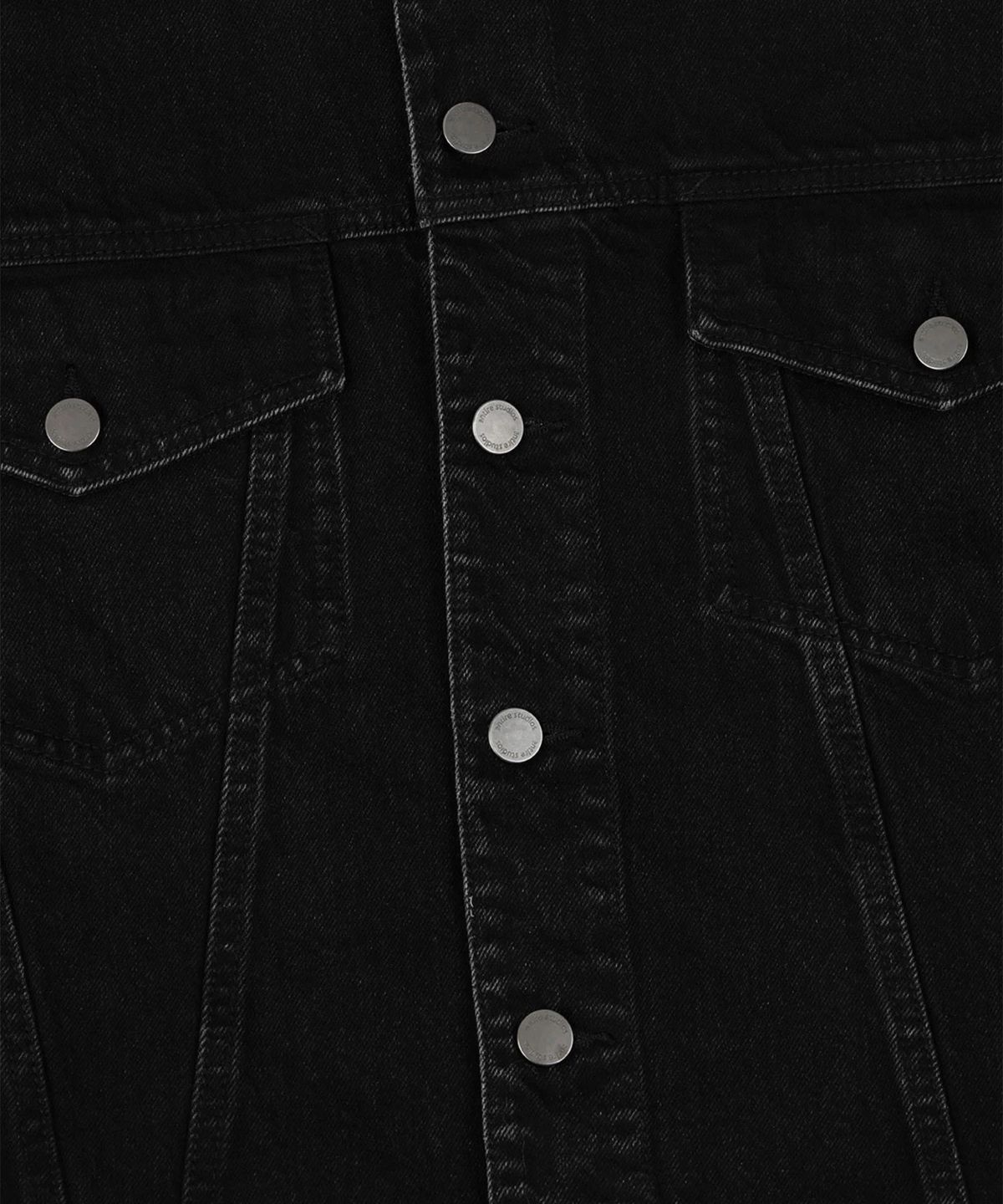 엔타이어 스튜디오(ENTIRE STUDIOS) (U) 슈렁큰 데님 재킷 매그너타이트 SHRUNKEN DENIM JACKET MAGNETITE