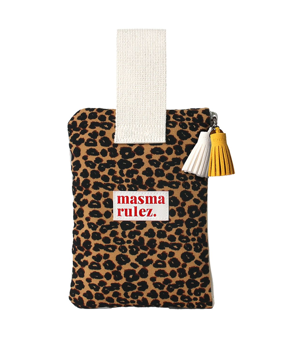 마스마룰즈(MASMARULEZ) [SET] Daily backpack_Black & Strap pouch_Leopard & BB KEYRING SET