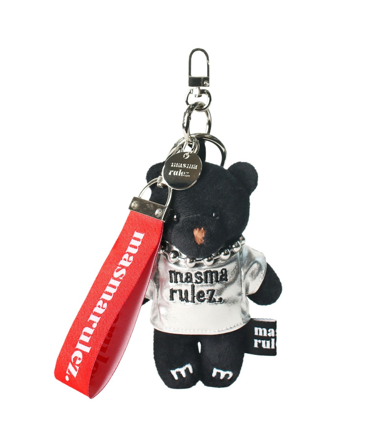 마스마룰즈(MASMARULEZ) [SET] Daily backpack_Black & Strap pouch_Leopard & BB KEYRING SET