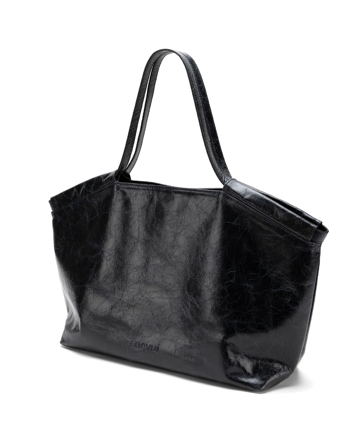 메유이(MEYUI) YUI TOTE BAG [CRACK BLACK]