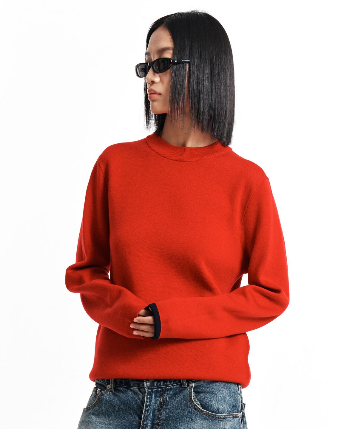 기철(KICHUL) Eclipse Reversible Knit (Red)