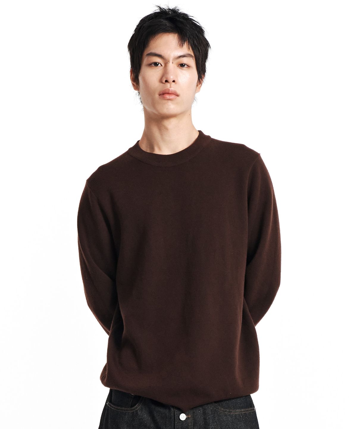 기철(KICHUL) Eclipse Reversible Knit (Brown)