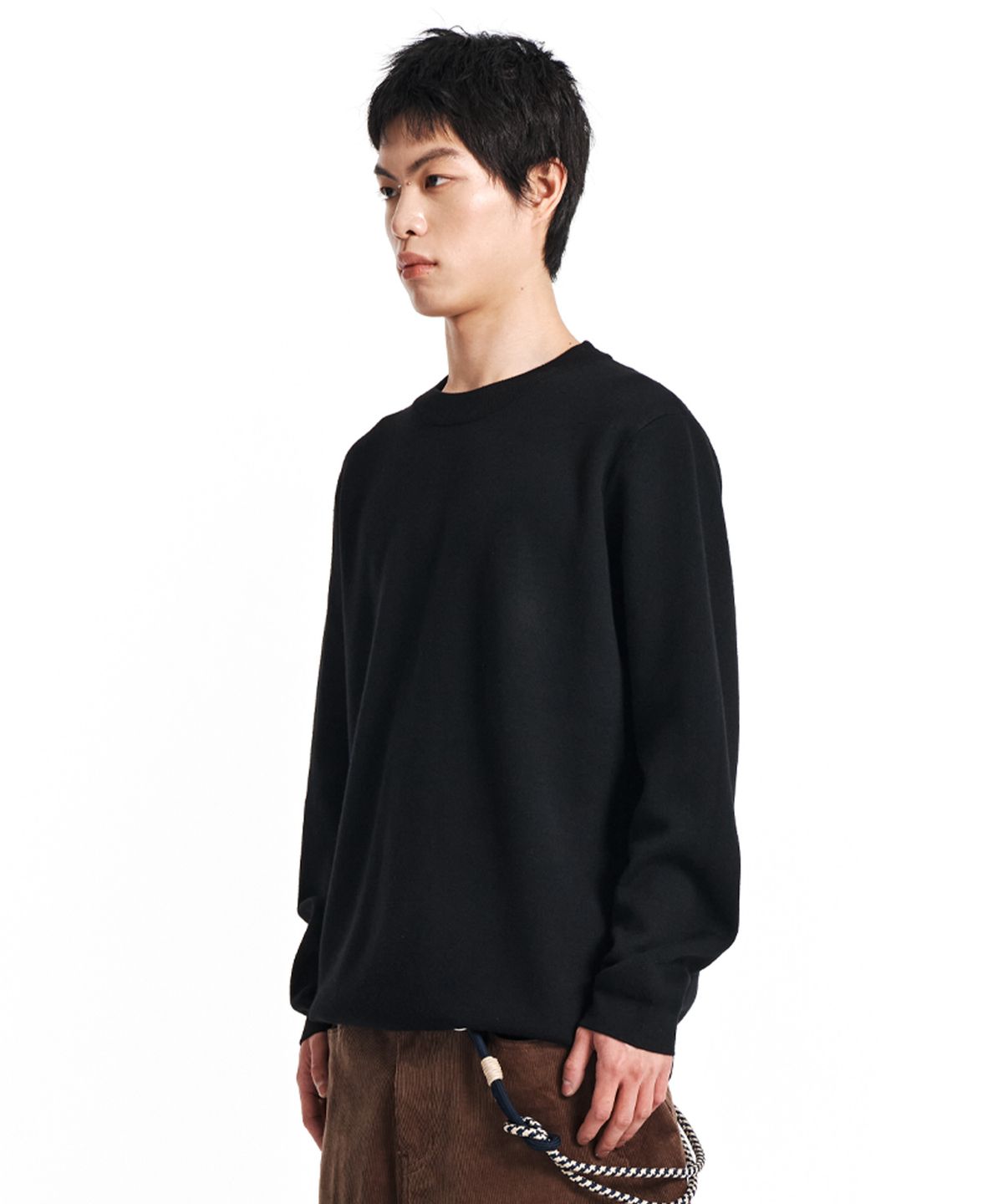 기철(KICHUL) Eclipse Reversible Knit (Black)