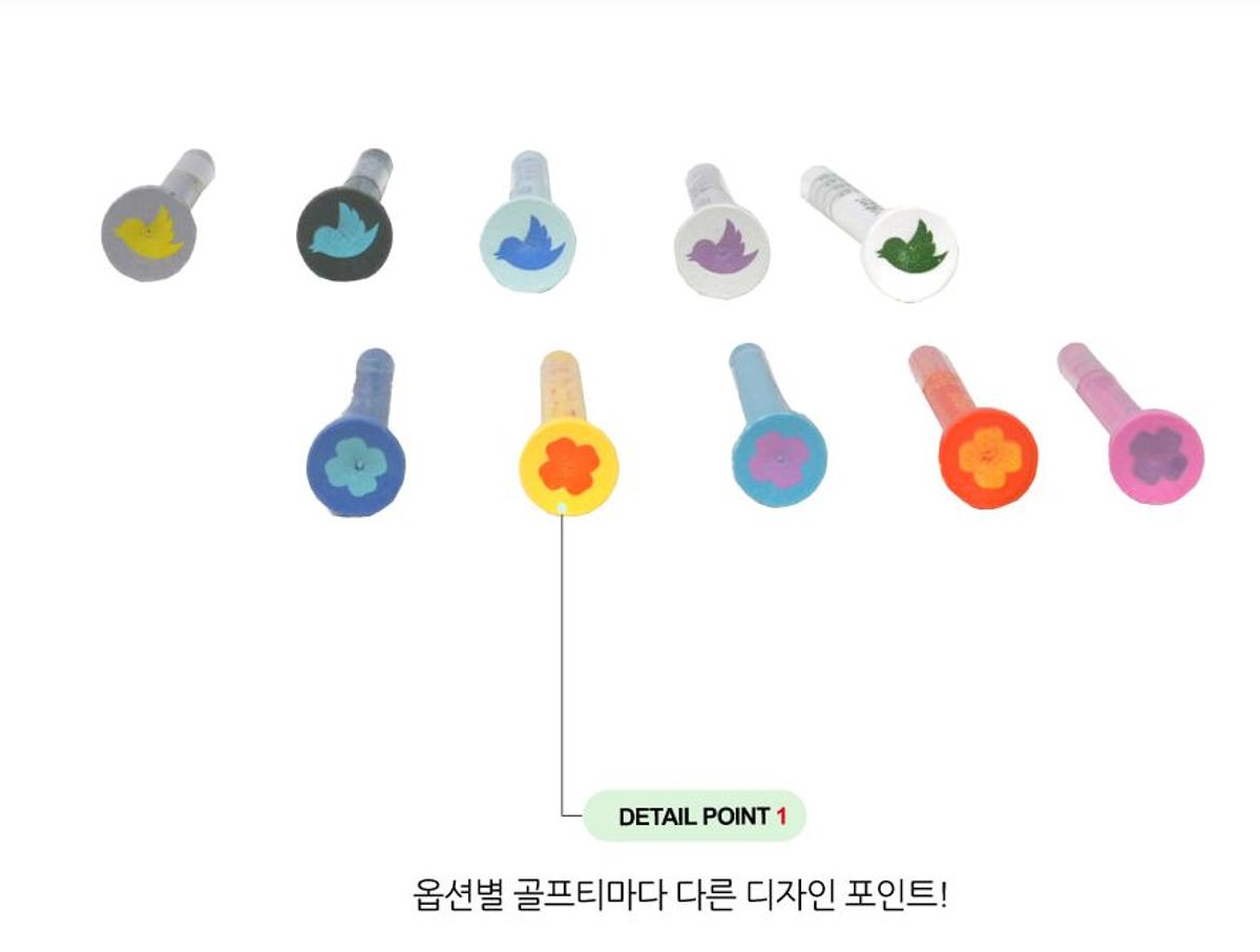 콜리스 골프(COLLYSGOLF) 컬러롱티 3세트(대나무)