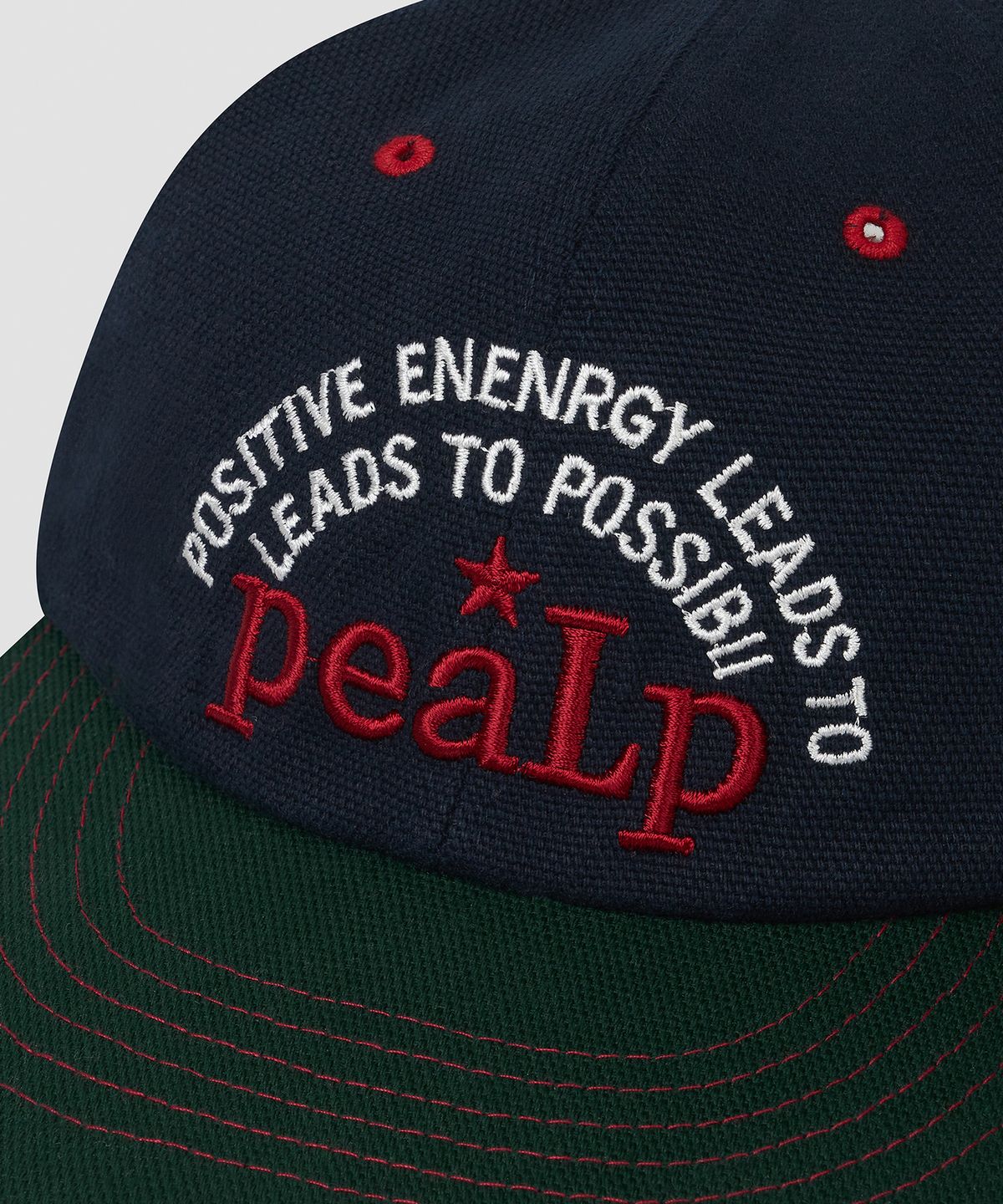 필프(PEALP) Oxford Bio Slogan Ball Cap 1(Navy)