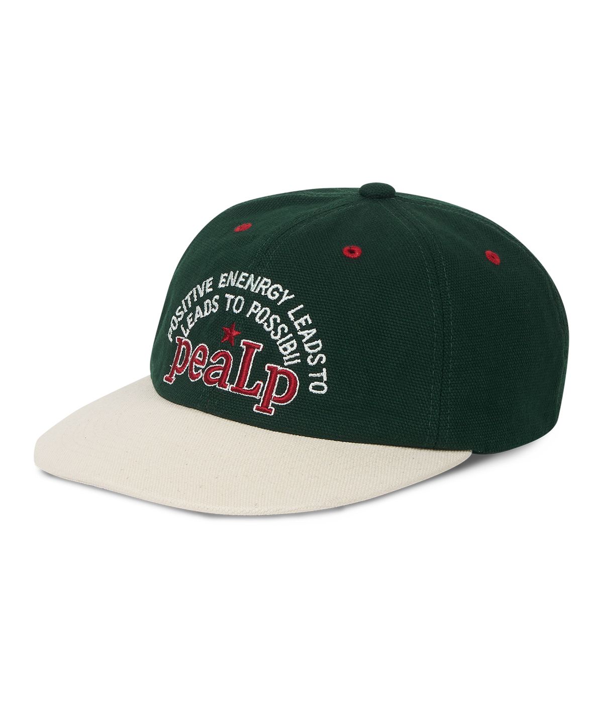 필프(PEALP) Oxford Bio Slogan Ball Cap 1(Khaki)