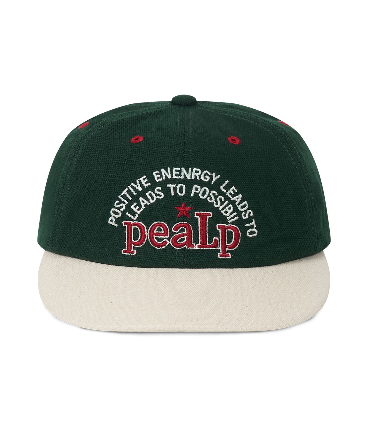 필프(PEALP) Oxford Bio Slogan Ball Cap 1(Khaki)