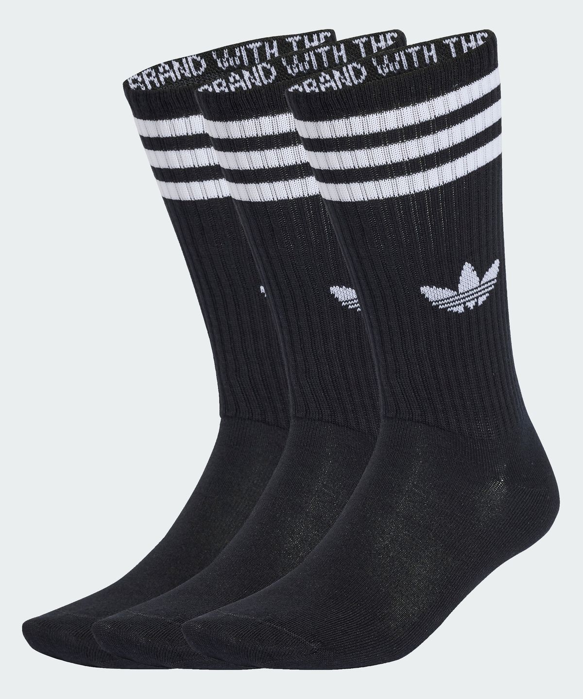 아디다스(ADIDAS) 3-스트라이프 하이 크루 삭스 3켤레 JV7417