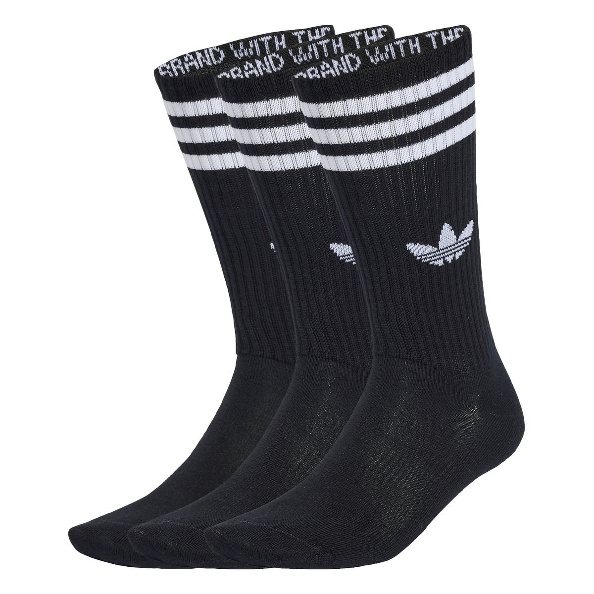 아디다스(ADIDAS) 3-스트라이프 하이 크루 삭스 3켤레 JV7417