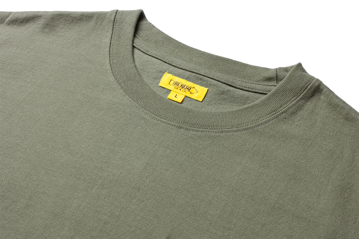 더 레스큐(THE RESQ) YOSEMITE POCKET TEE [MOSS GREEN]
