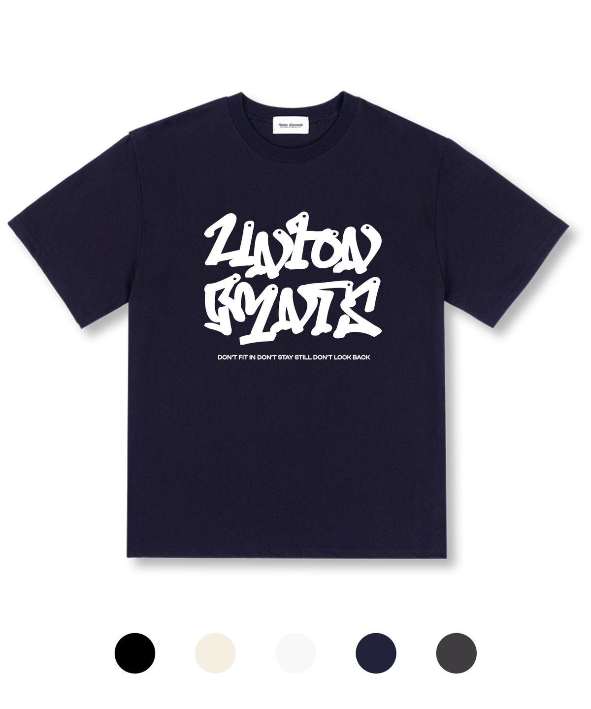 유니온가먼츠(UNION GARMENTS) 메리아로고 오버핏 반팔 티셔츠 5 COLOR