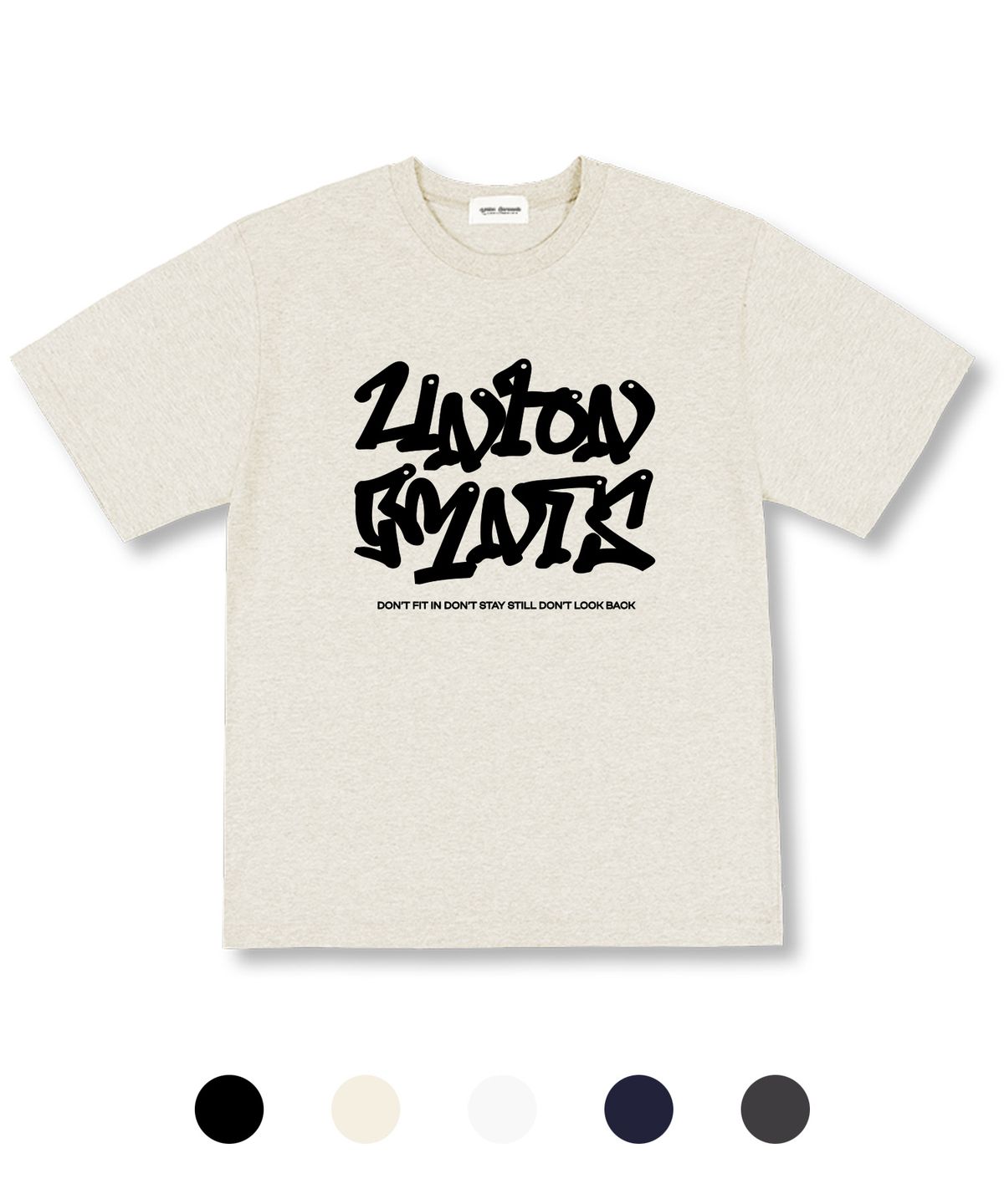 유니온가먼츠(UNION GARMENTS) 메리아로고 오버핏 반팔 티셔츠 5 COLOR