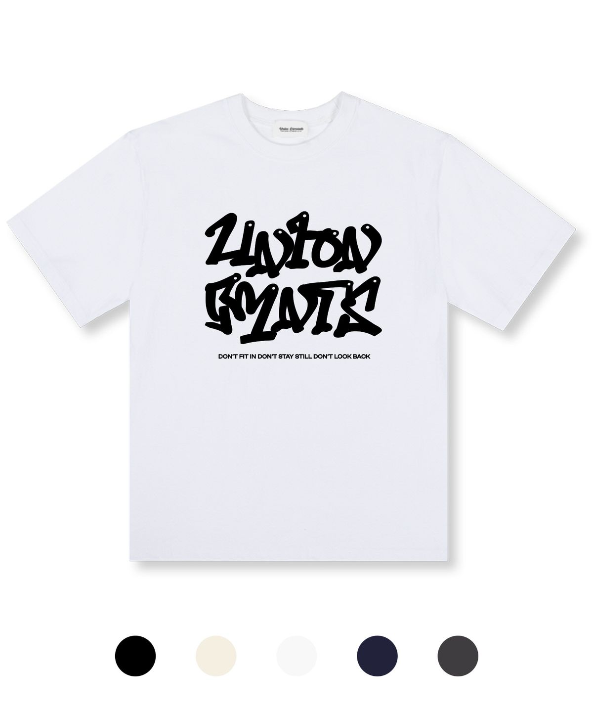 유니온가먼츠(UNION GARMENTS) 메리아로고 오버핏 반팔 티셔츠 5 COLOR