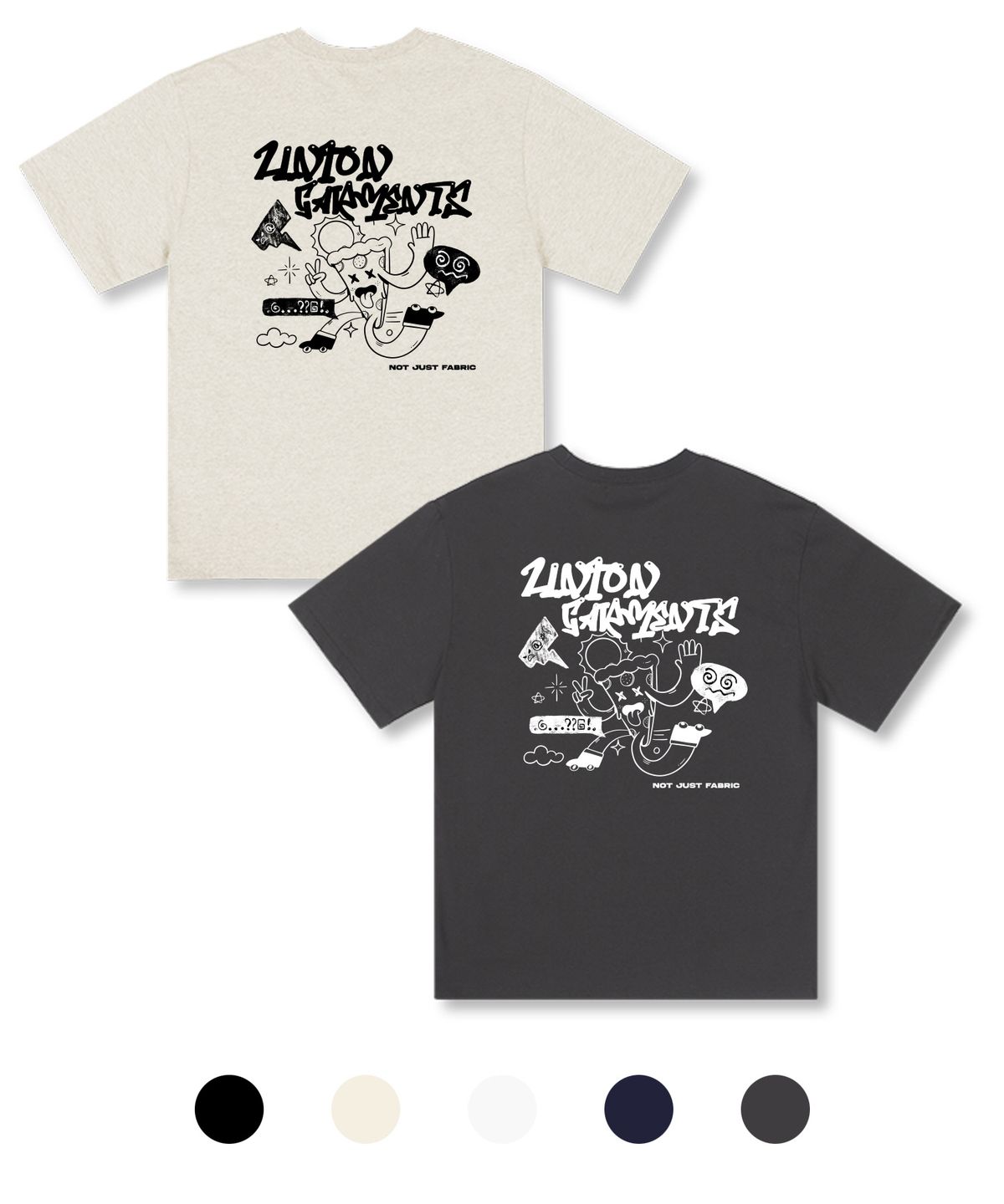 유니온가먼츠(UNION GARMENTS) 가먼츠핫 오버핏 반팔 티셔츠 5 COLOR