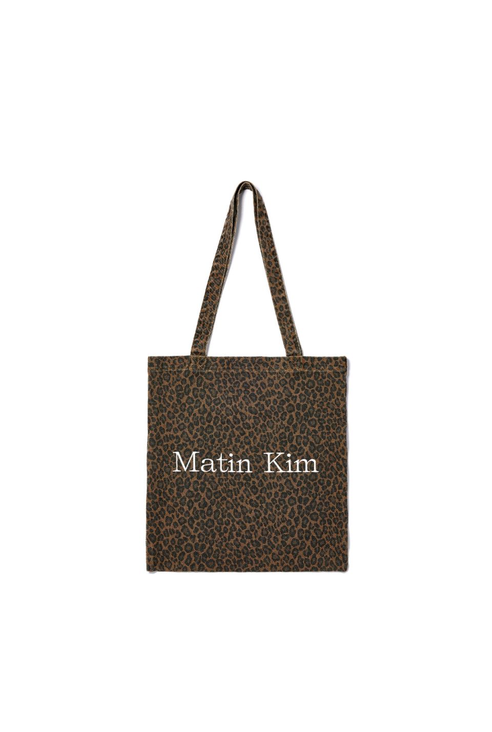 MUSINSA公式 | MATIN KIM MATIN LEOPARD ECOBAG IN BROWN