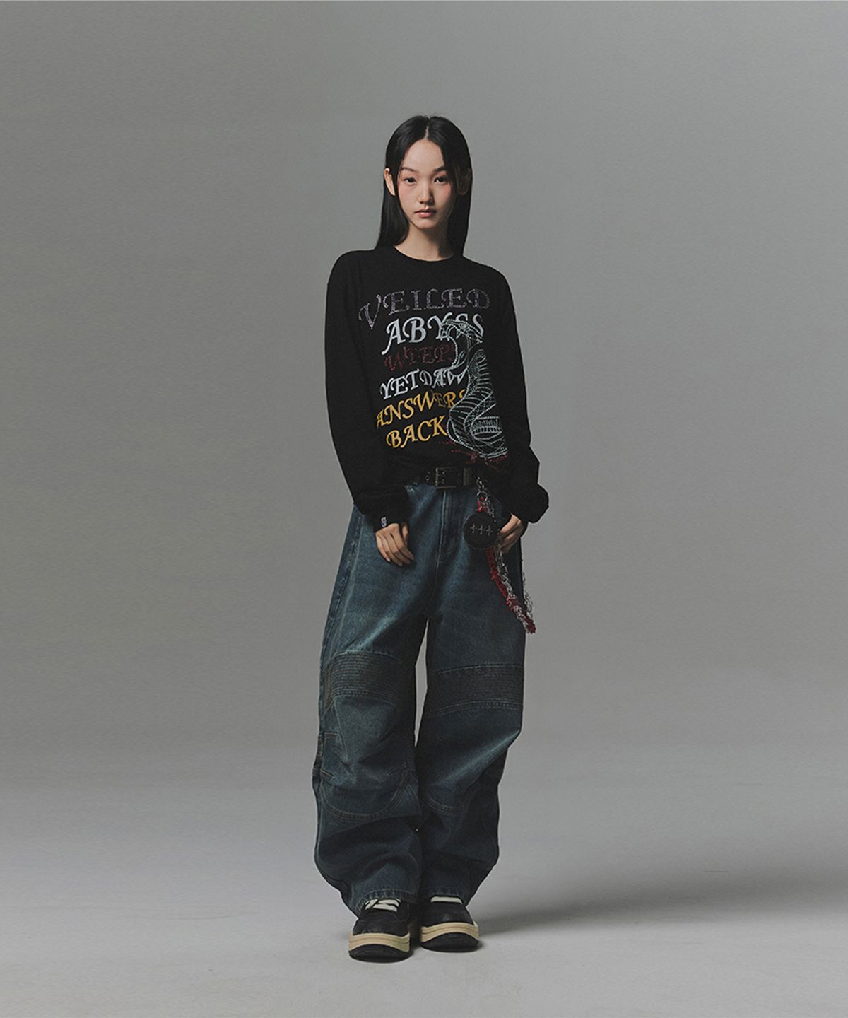 낫포너드(NOT4NERD) Snake Hotfix Long Sleeve - Black