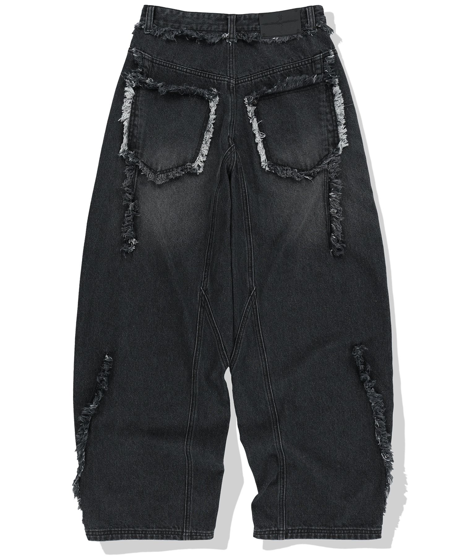 curve denim pants お値下げ不可 Pre-Order】ハイウエストカーブデニム / High-waisted Curved